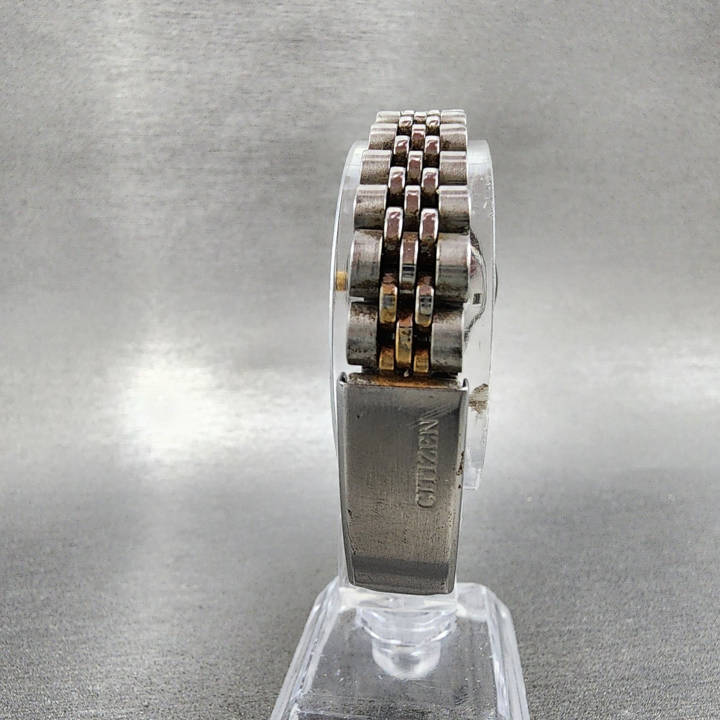 Citizen Automatic Watch Women 25mm Champagne dial Two Tone Daydate 4-947070 Runs