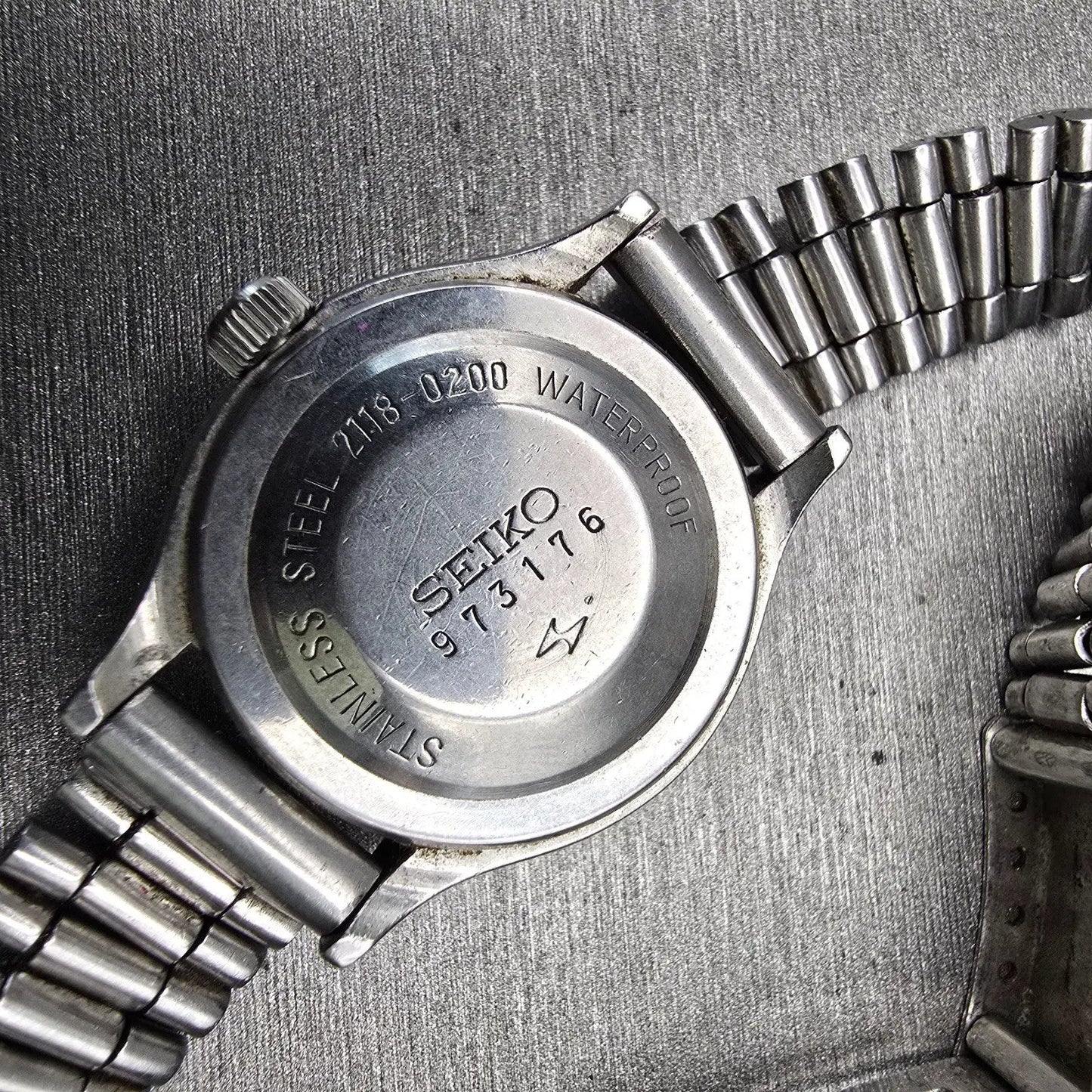 Seiko Chorus Watch Women 26mm Silver Dial Silver 2118-0200 Manual Wind Works VTG10