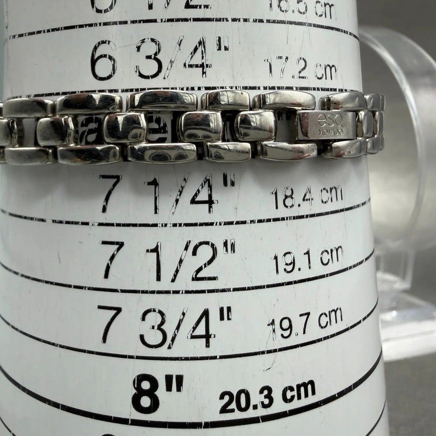 ESQ Movado Watch Women 24mm White Dial Silver Tone Round ES453145641 New Battery10