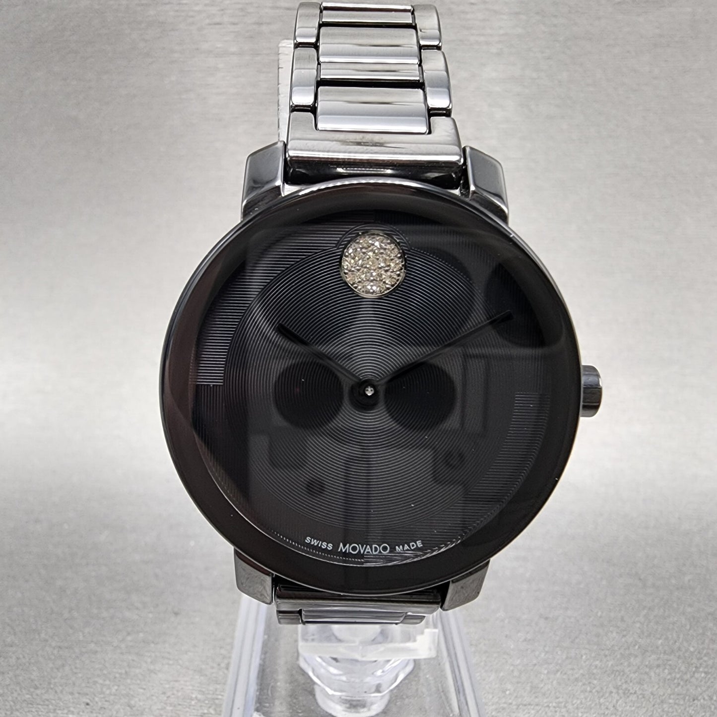 Movado Bold Evolution 2.0 Watch Women Black Dial Black Ceramic Round 3601235