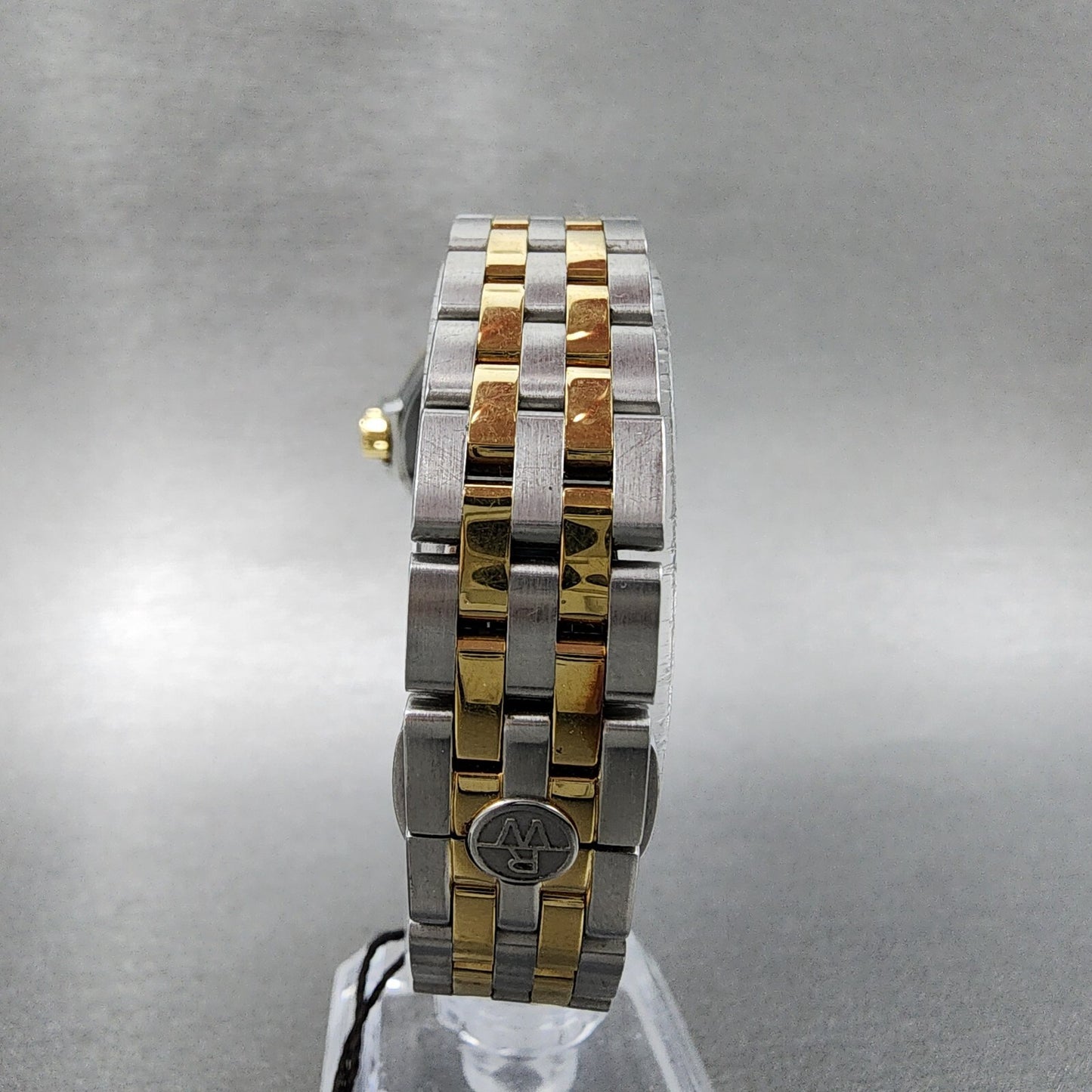 Raymond Weil 5960 Watch Women 30mm MOP Dial Two Tone Date Diamond Marker New Bat