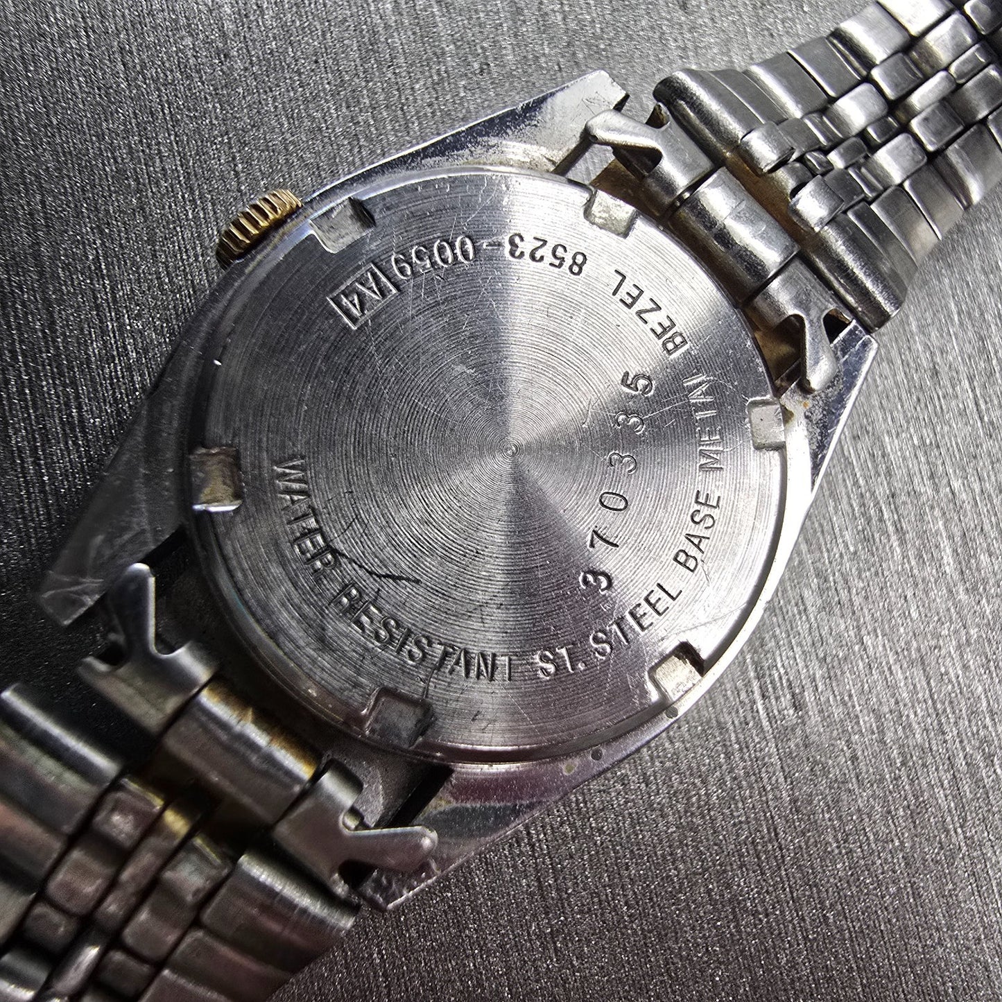 Seiko SQ Watch Women 24mm Silver Dial Two Tone Daydate Round 8523-0069 New Batt10