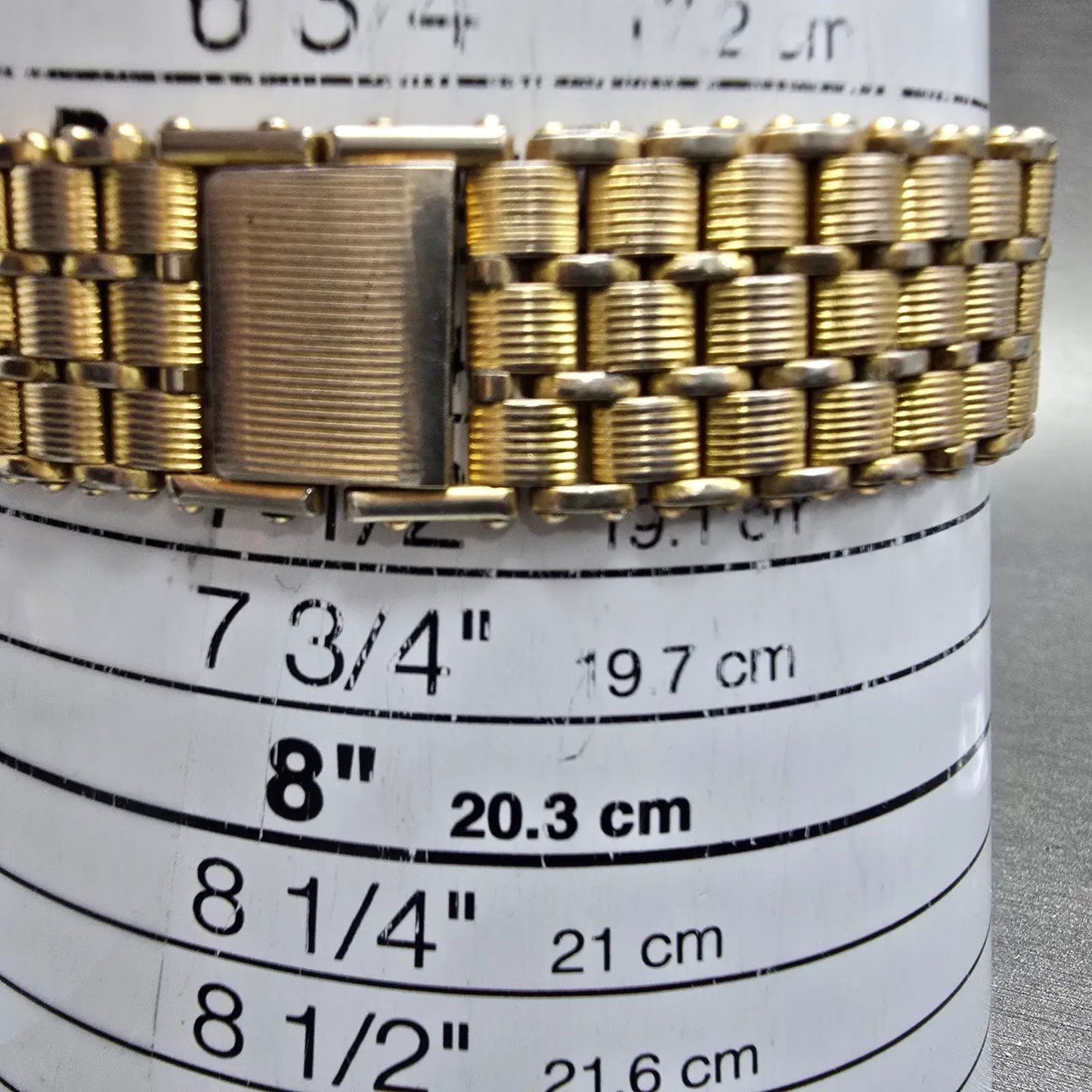 Lucien Piccard Dufonte Watch Men 32mm Gold Dial Gold Tone Round New Battery VTG10