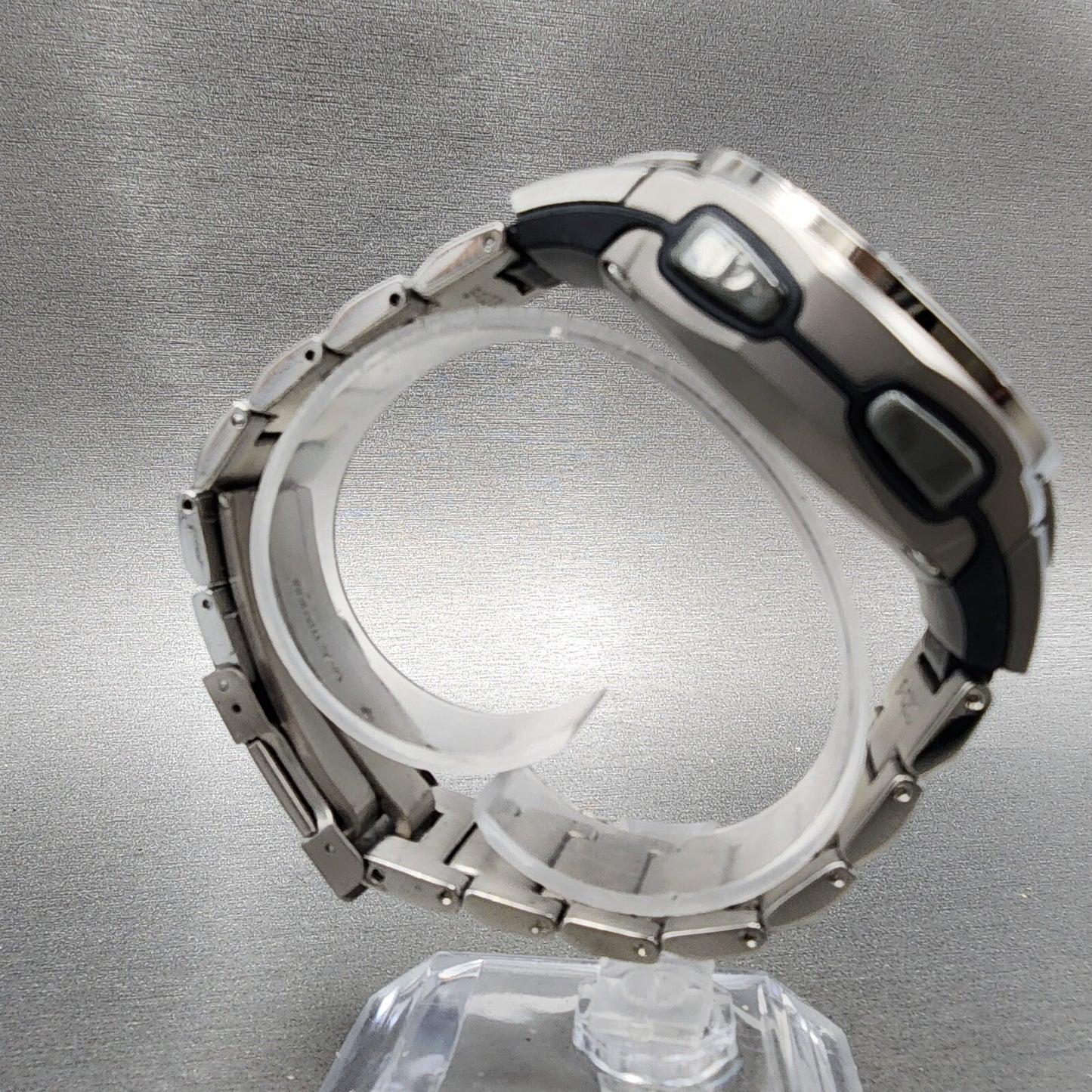Casio Wave Ceptor WVA-410TJ Watch Men 43mm Analog Digital Titanium Alarm Works