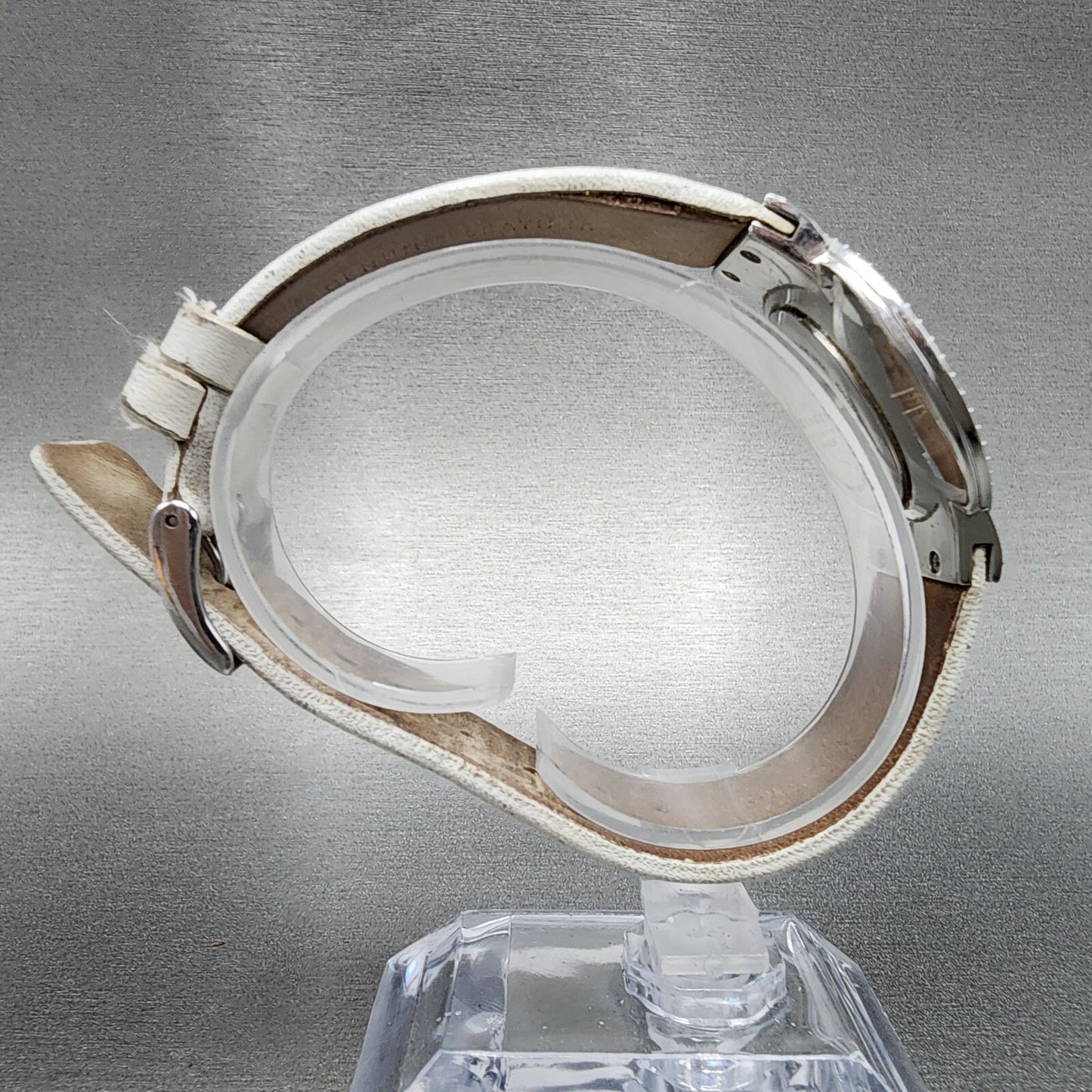 Skagen Steel Watch Women 32mm MOP Dial Silver Tone Round C644LSLW1 New Battery