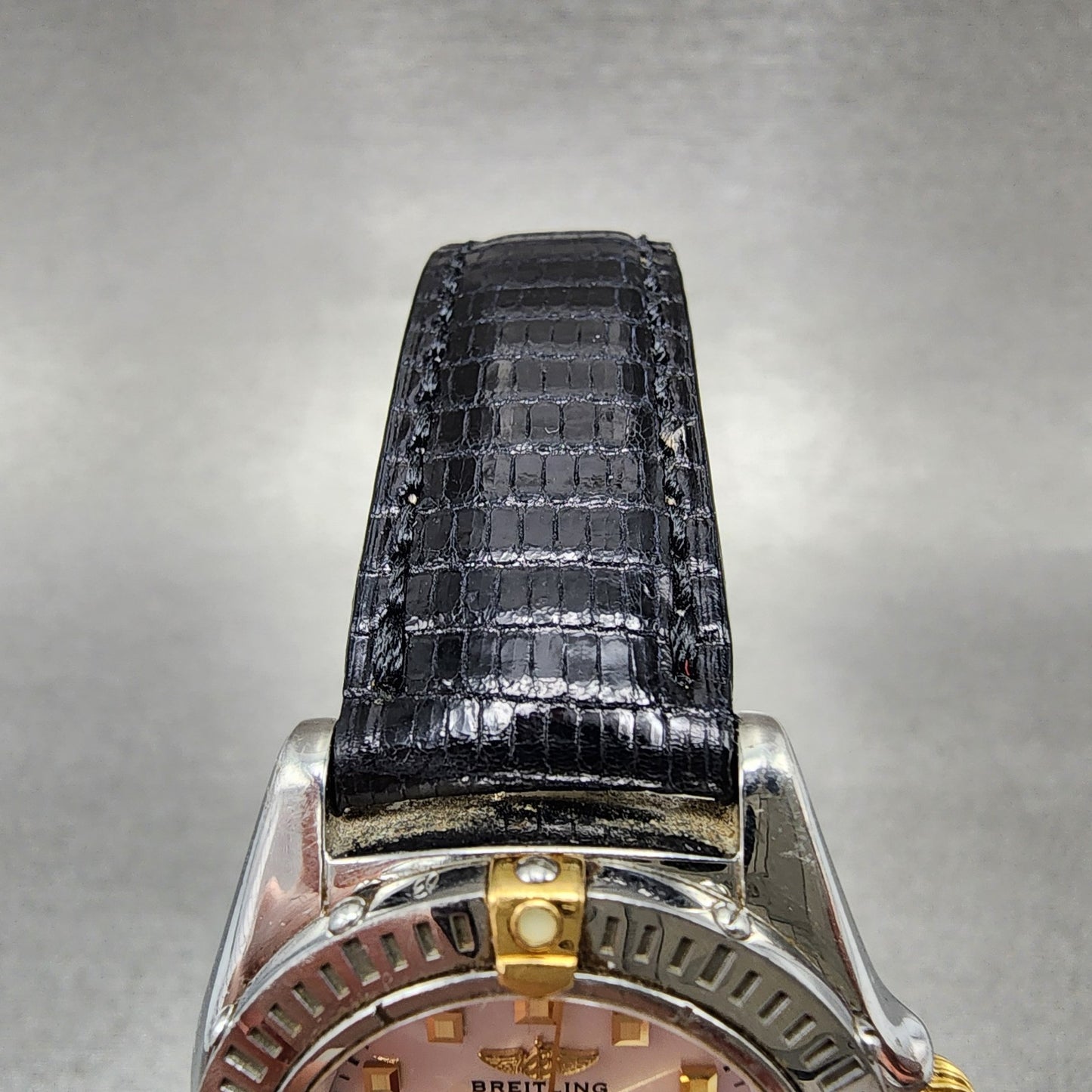 Breitling Callistino Watch Women 29mm MOP Dial Two Tone Date B72345 New Battery