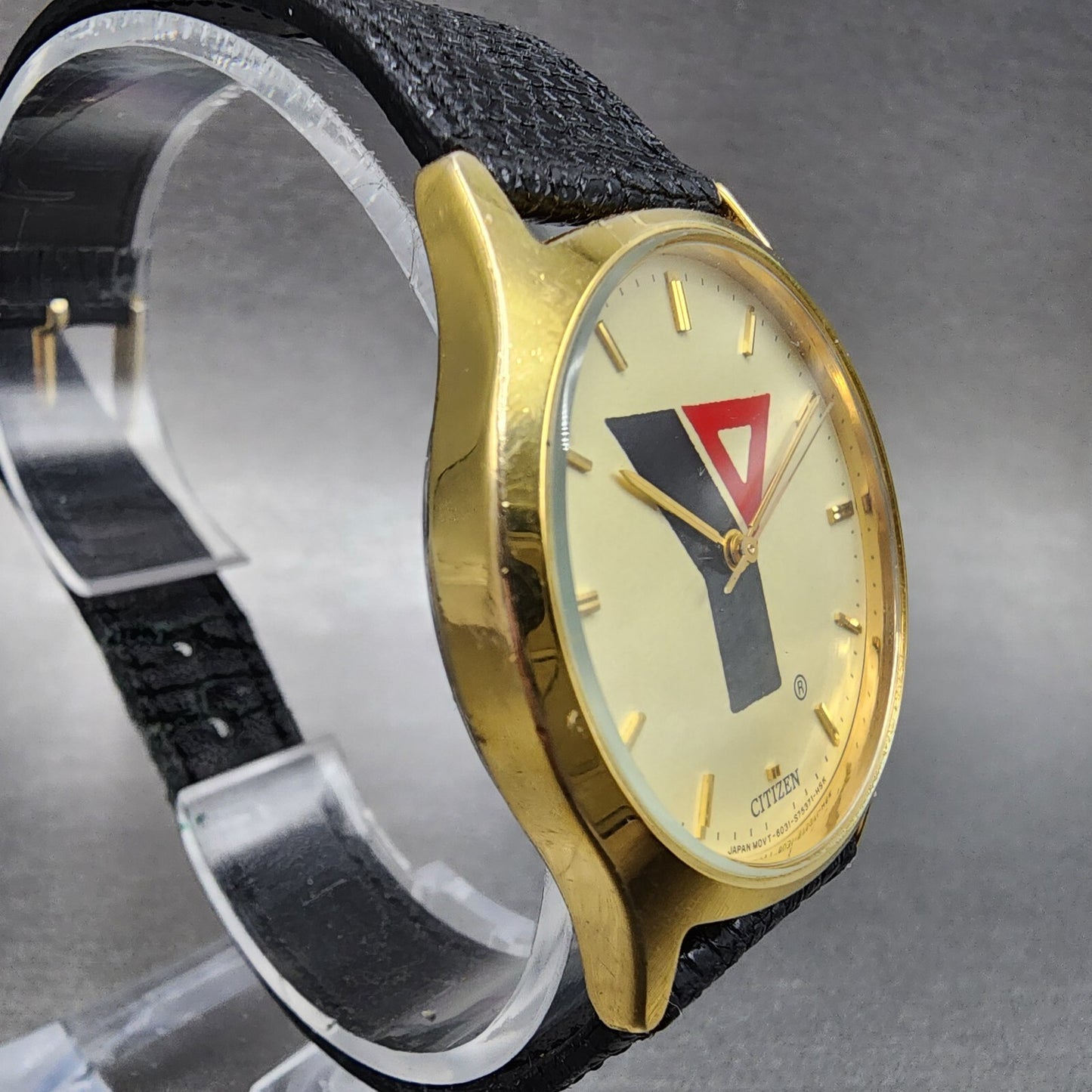 Citizen YMCA Watch Men 32mm Cream Dial Gold Tone Round 6031-S28111 PARTS