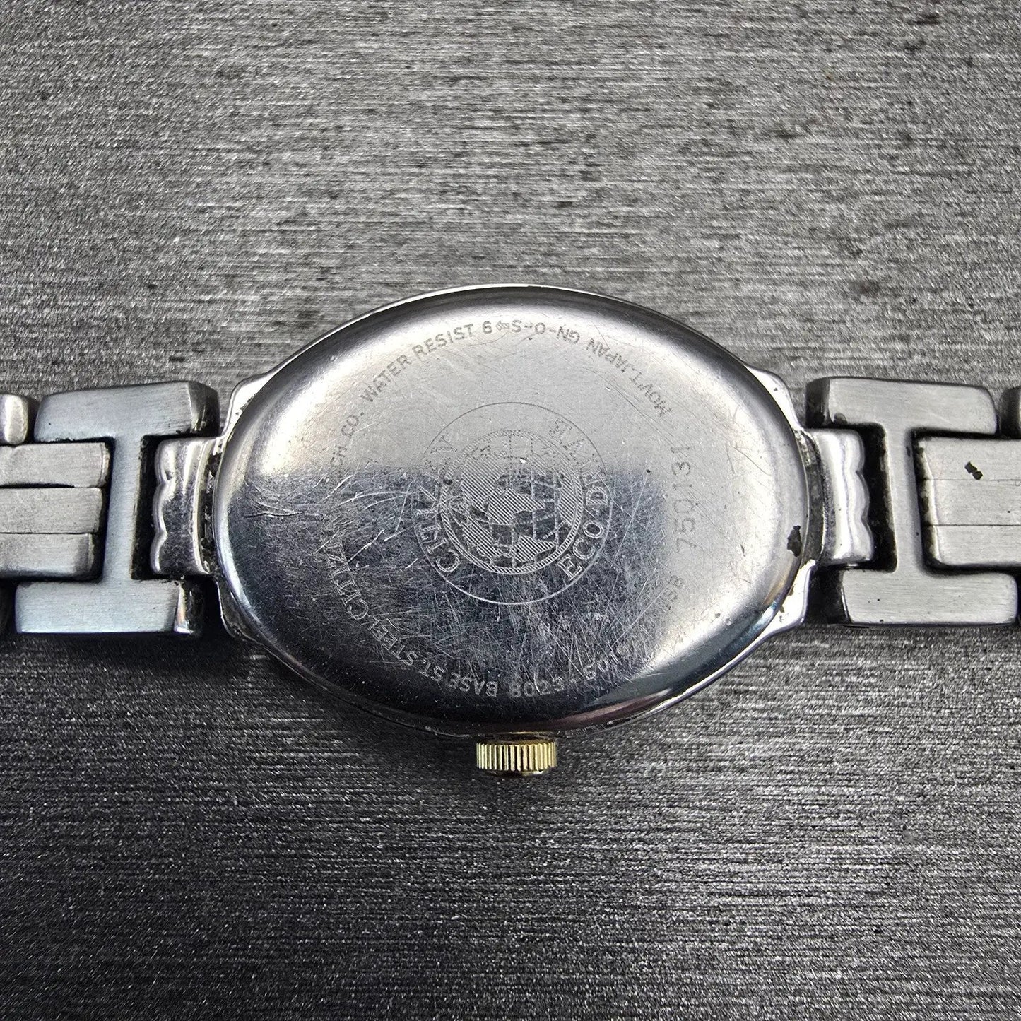 Citizen Eco-Drive Watch Women 18mm MOP Dial Gemmed Oval B023-S019214 Works10