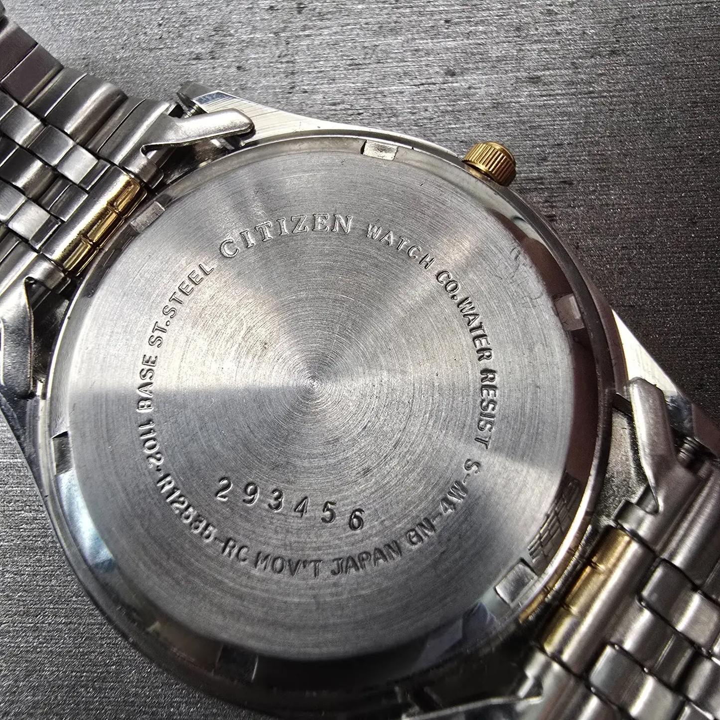 Citizen President Watch Men 35mm Champagne Dial Two Tone 1102-R12535 New Battery10