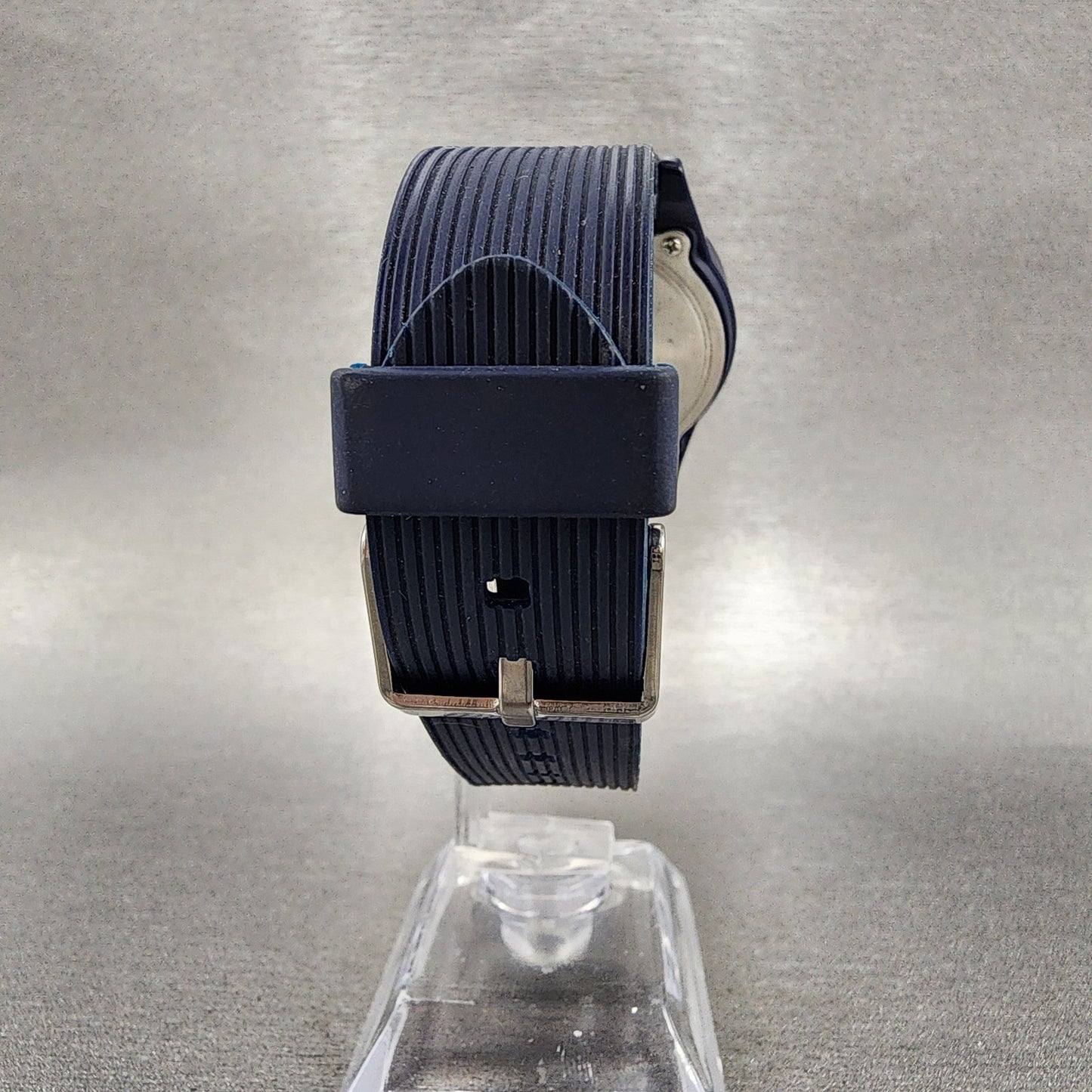 Citizen Q&Q Watch Men 40mm Blue Dial Blue Tone Round Resin Band New Battery