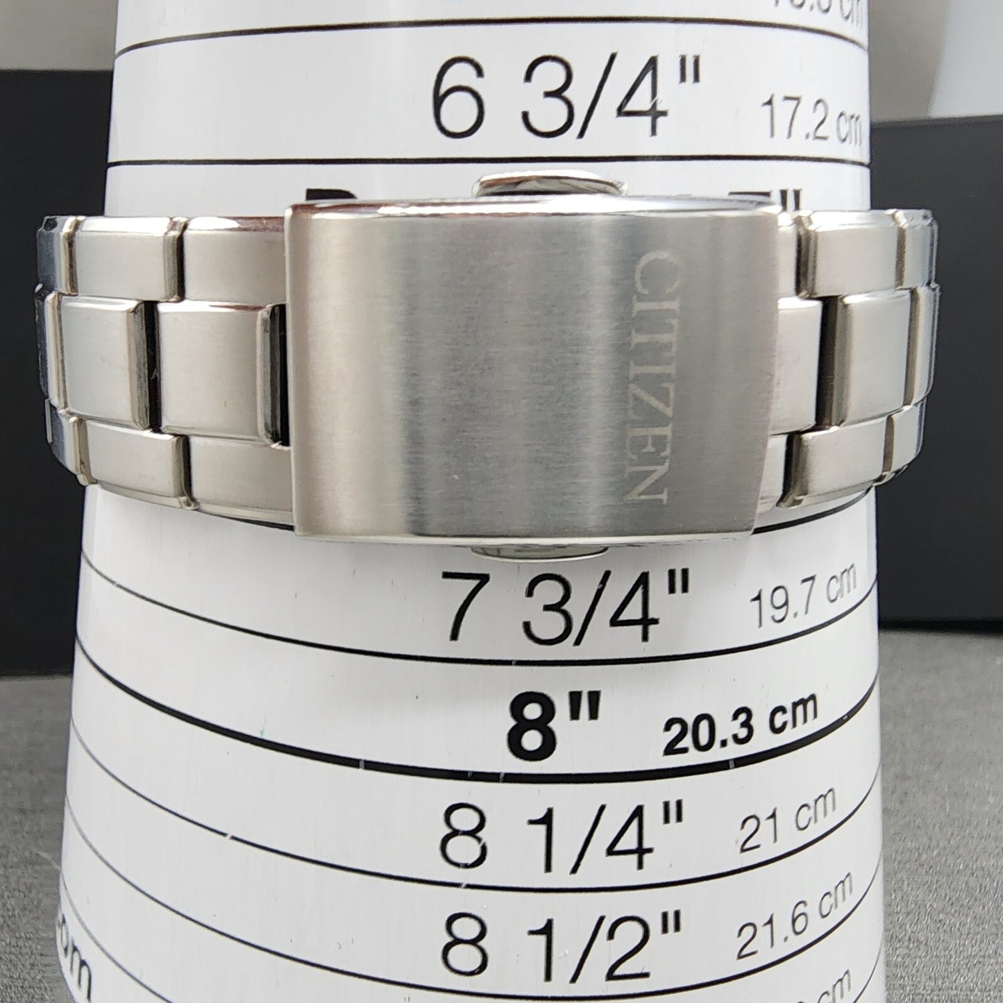 Citizen Eco-Drive Atomic Watch Men 37mm White Dial Titanium Date H110-T018360
