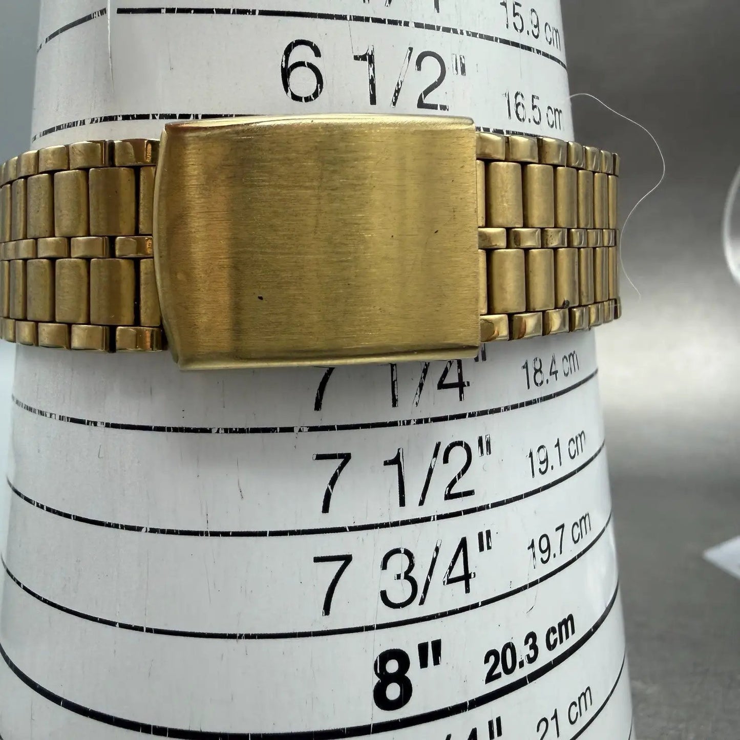 Citizen CQ Watch Men 36mm Champagne Dial Gold Tone Daydate 4-212088 PARTS VTG11