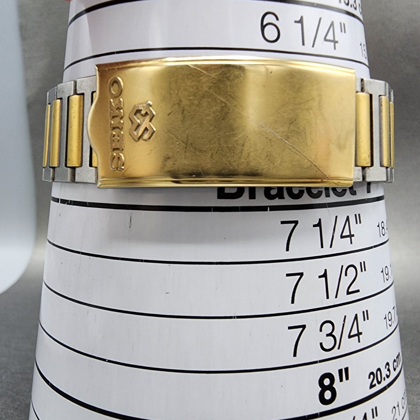 Seiko Sports 100 Analog Digital Watch Men 39mm Silver Dial Two Tone New Battery10