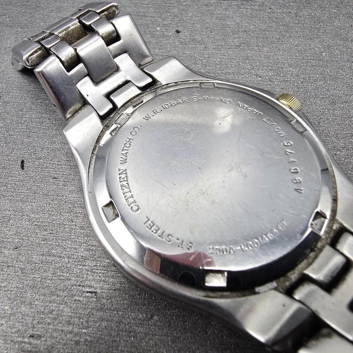 Citizen Watch Men 37mm Blue Dial Silver Tone Daydate Round 250A-K001463 PARTS16
