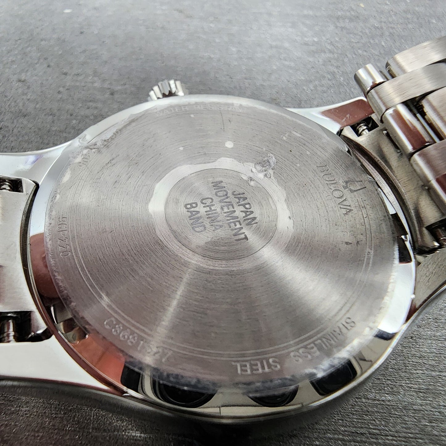 Bulova Sutton Watch Women 36mm Mop Dial Steel Diamonds Date Round 96P220