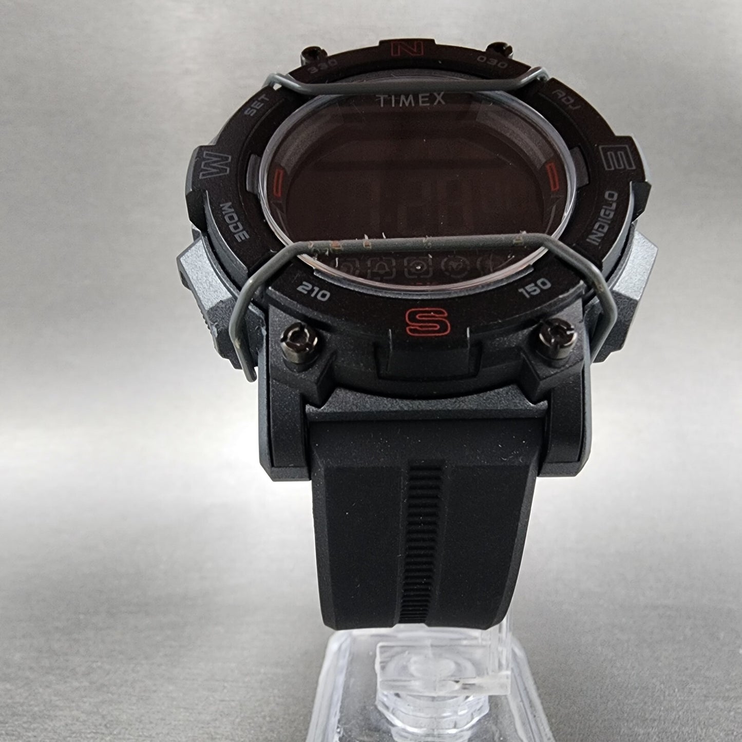 Timex Expedition Digital Watch Men 47mm Alarm Chrono Round New Battery