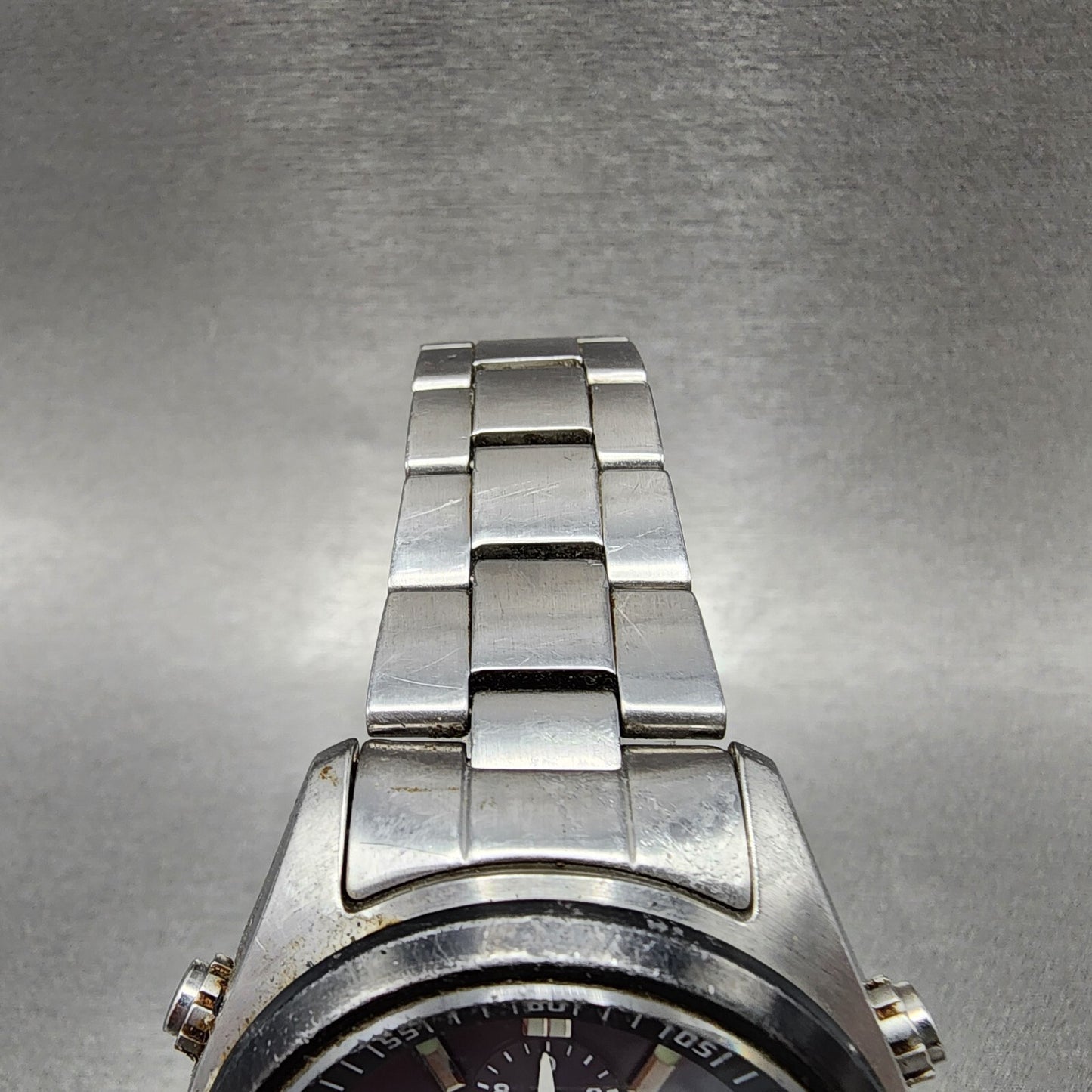 Casio Waveceptor WVQ-500 Watch Men 42mm Black Dial Steel Analog Digital Works A1