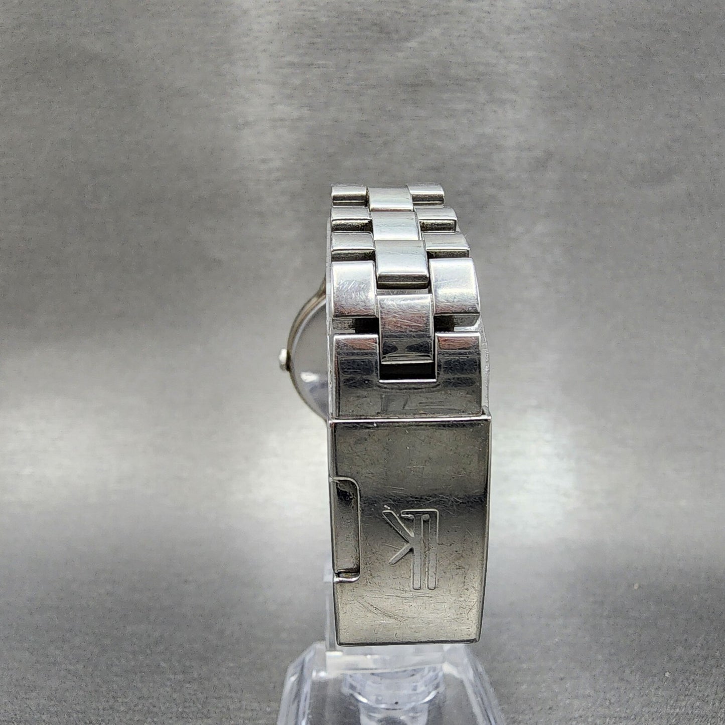 Seiko Lukia Watch Women 31mm Black Dial Silver Tone Daydate Round New Battery