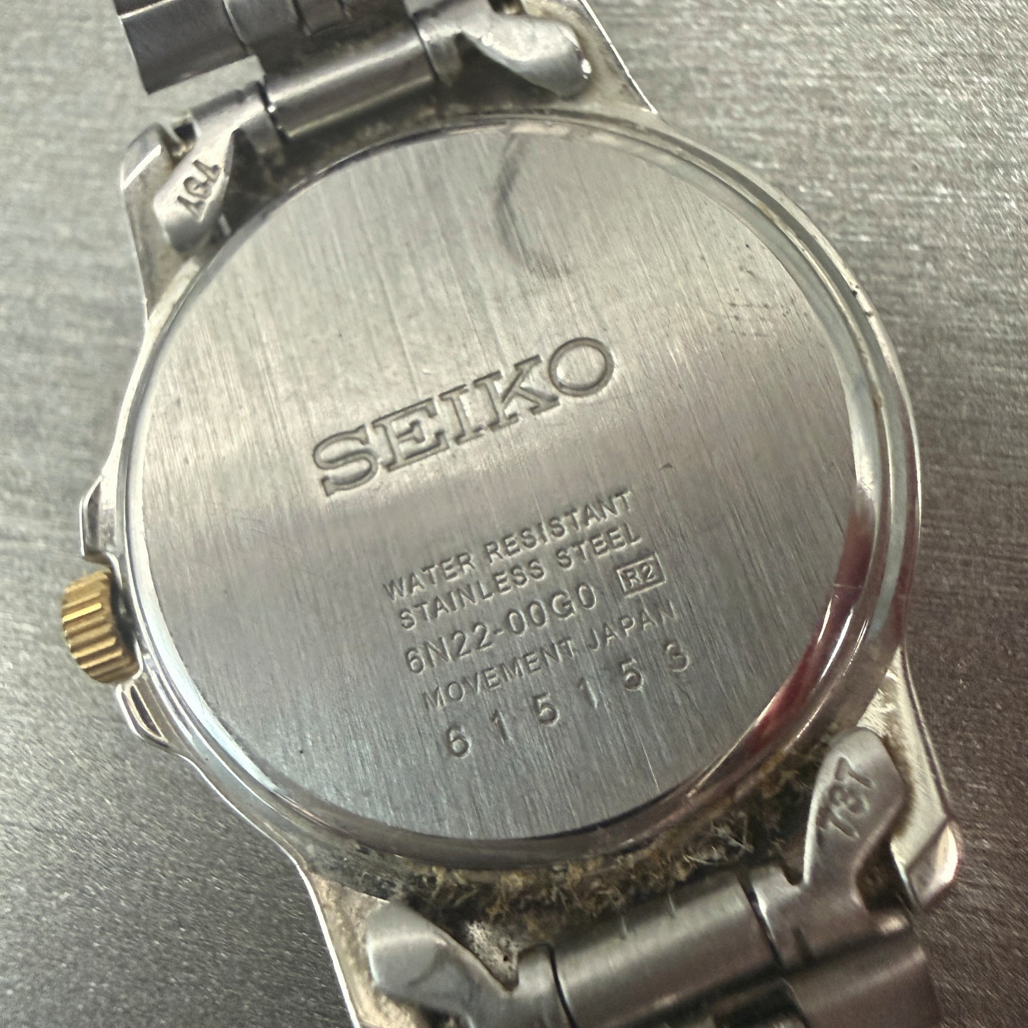 Seiko Watch Women 28mm Silver Dial Two Tone Date Round 6N22-00G0 New Battery10