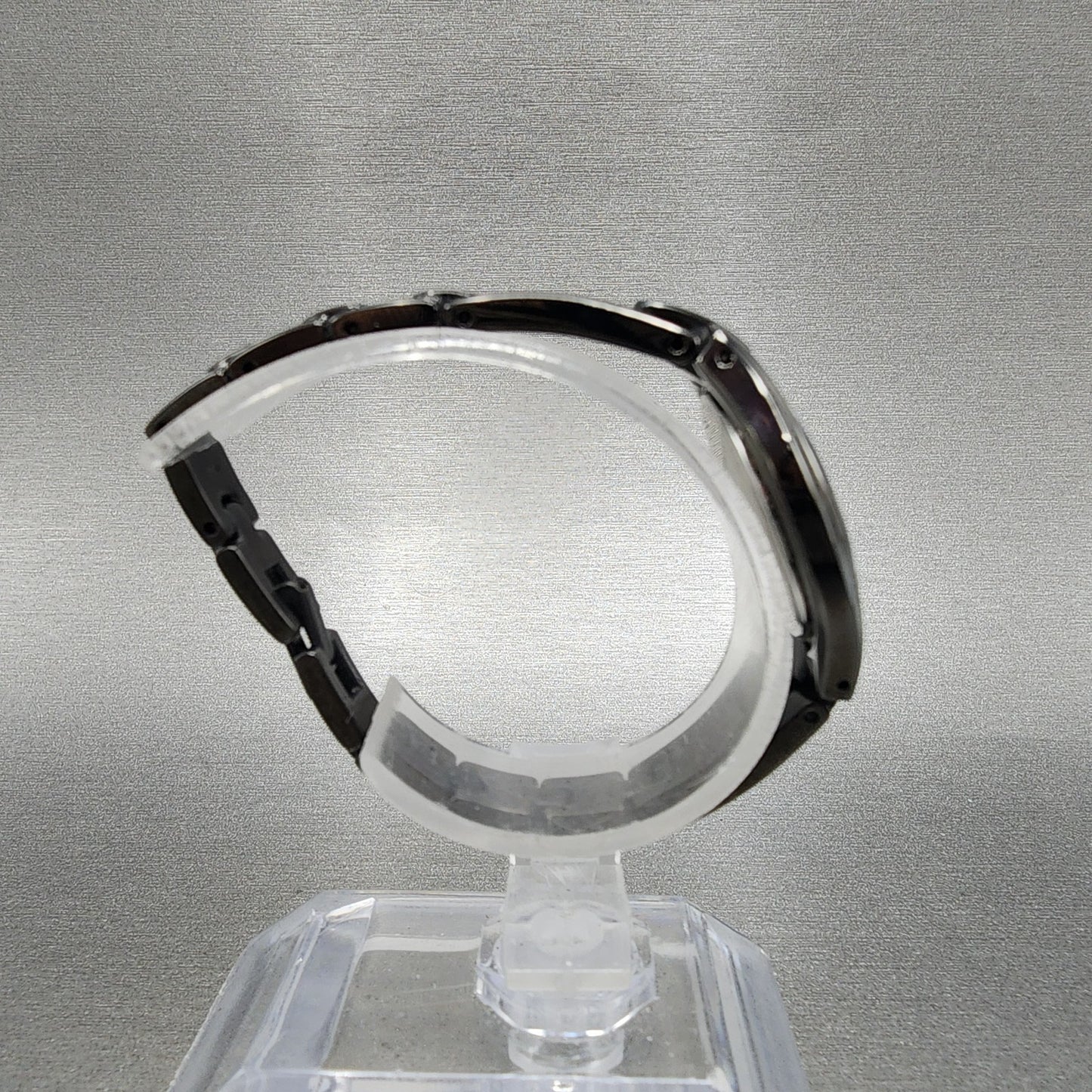 Seiko Watch Women 25mm Black Dial Black Tone Diamond 1n00-0rc0 New Battery