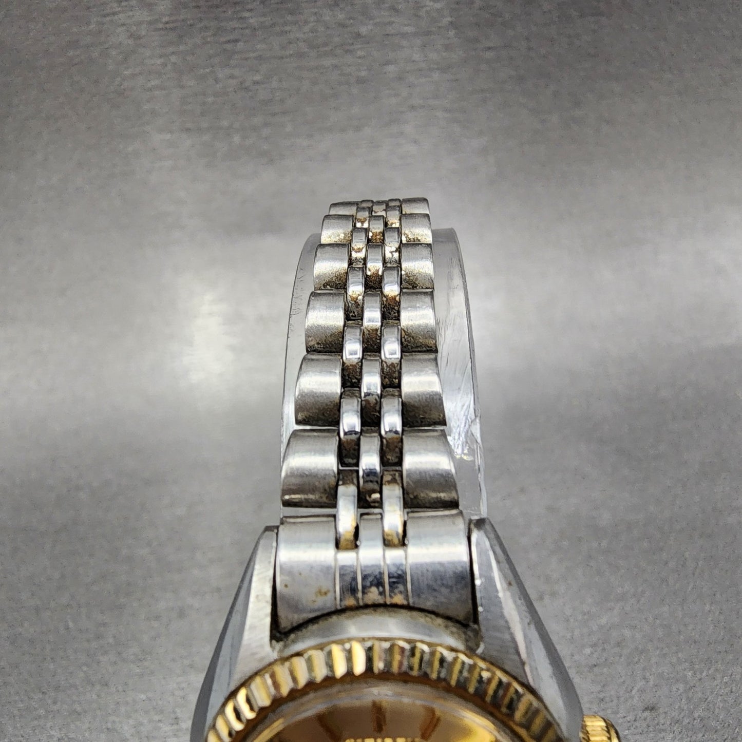 Citizen Automatic Watch Women 25mm Champagne dial Two Tone Daydate 4-947070 Runs