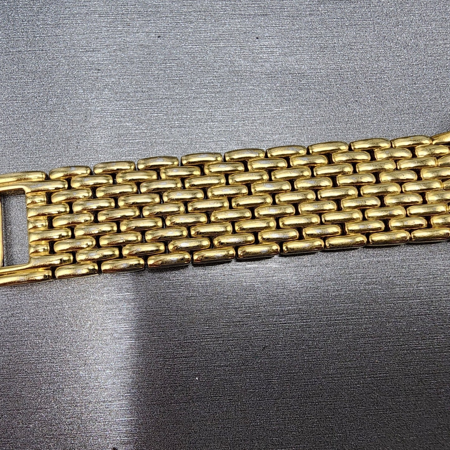 Seiko Watch Men 35mm Black Dial Gold Tone Round 7N00-F169 PARTS