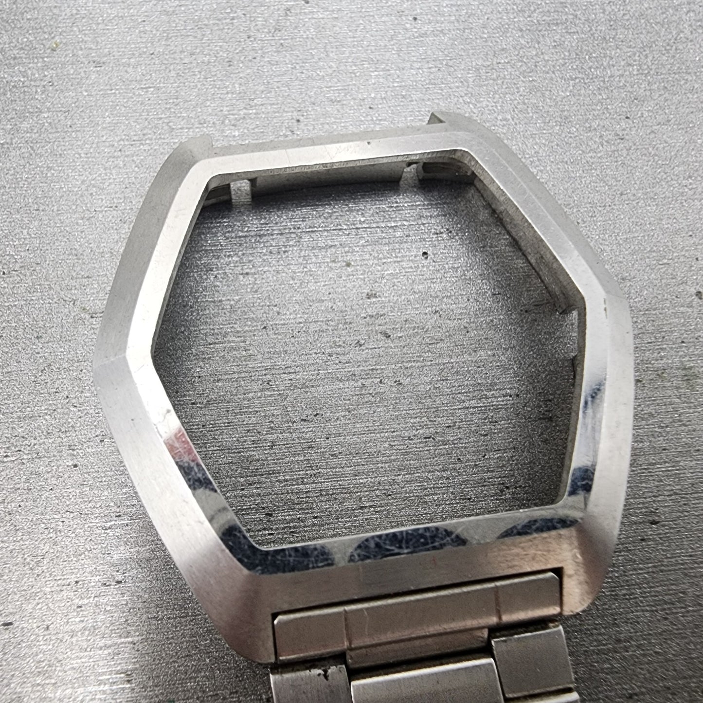 Seiko SQ Watch Case and Bracelet 38mm Steel CM009M Vintage