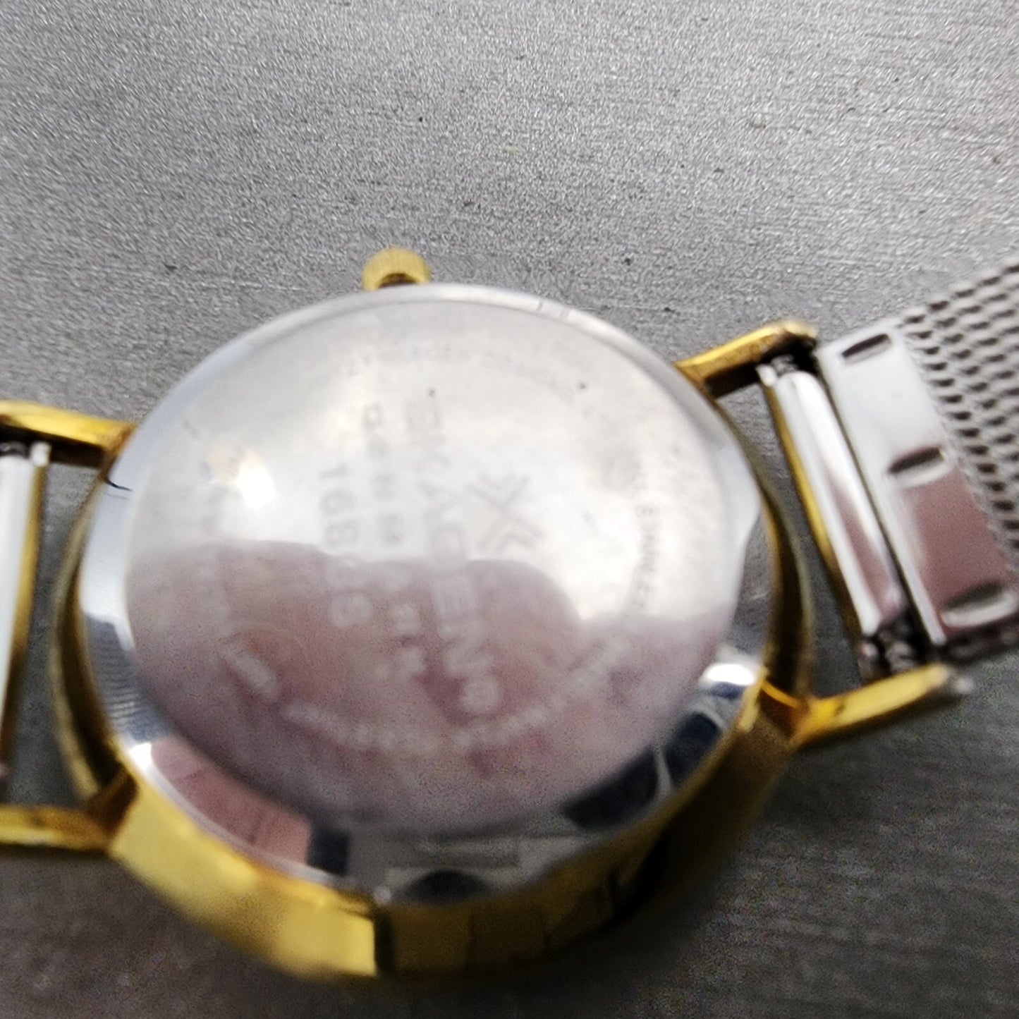 Skagen Watch Women 28mm Silver Dial Two Tone Date Round 16SGS New Battery