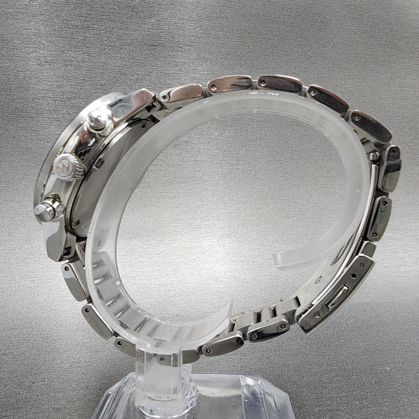 Seiko Wired Chronograph Watch Men 40mm Silver Dial Steel Date Vd57-kjd0 New Batt
