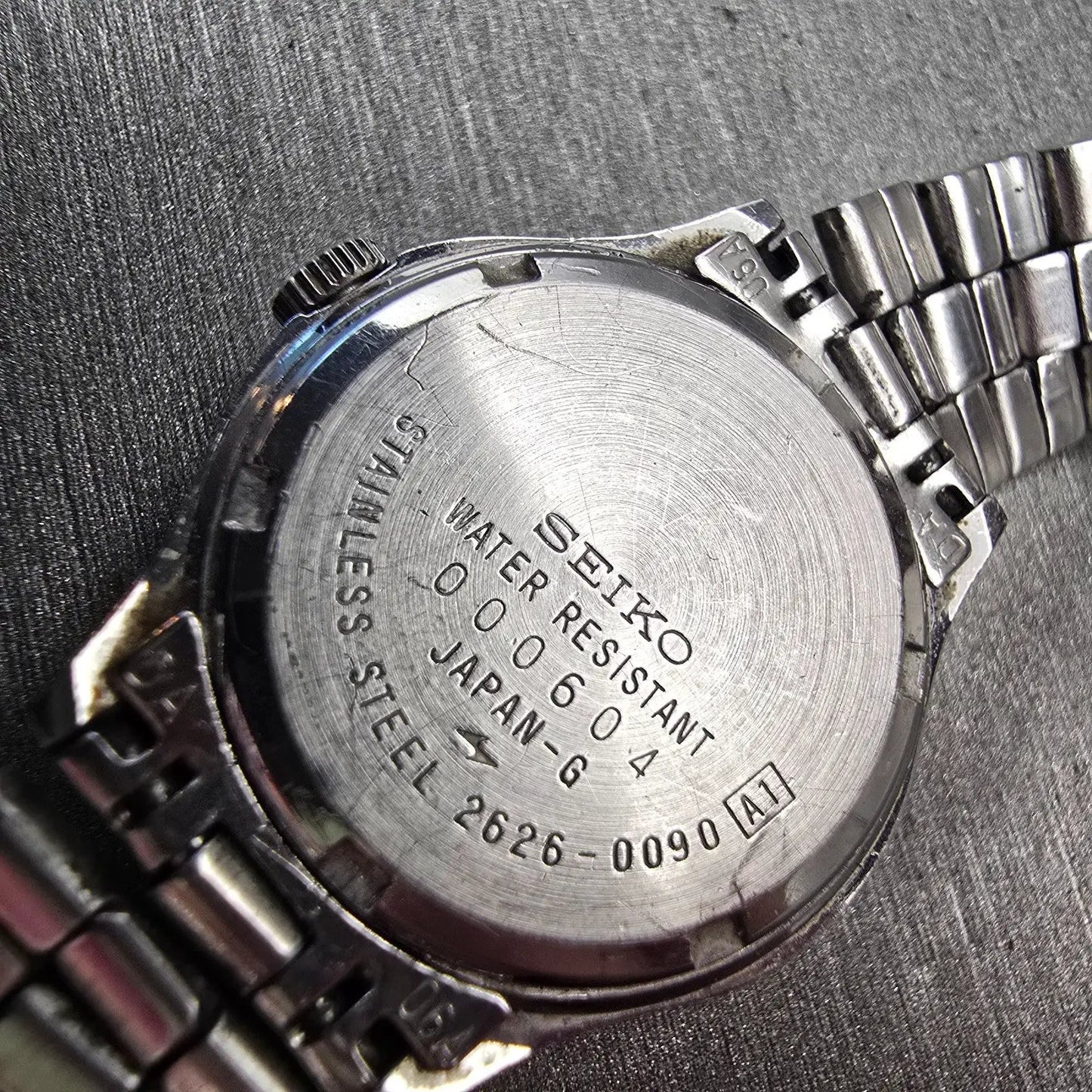 Seiko Watch Women 25mm Silver Dial Silver Tone Daydate Round 2626-0090 New Batt10
