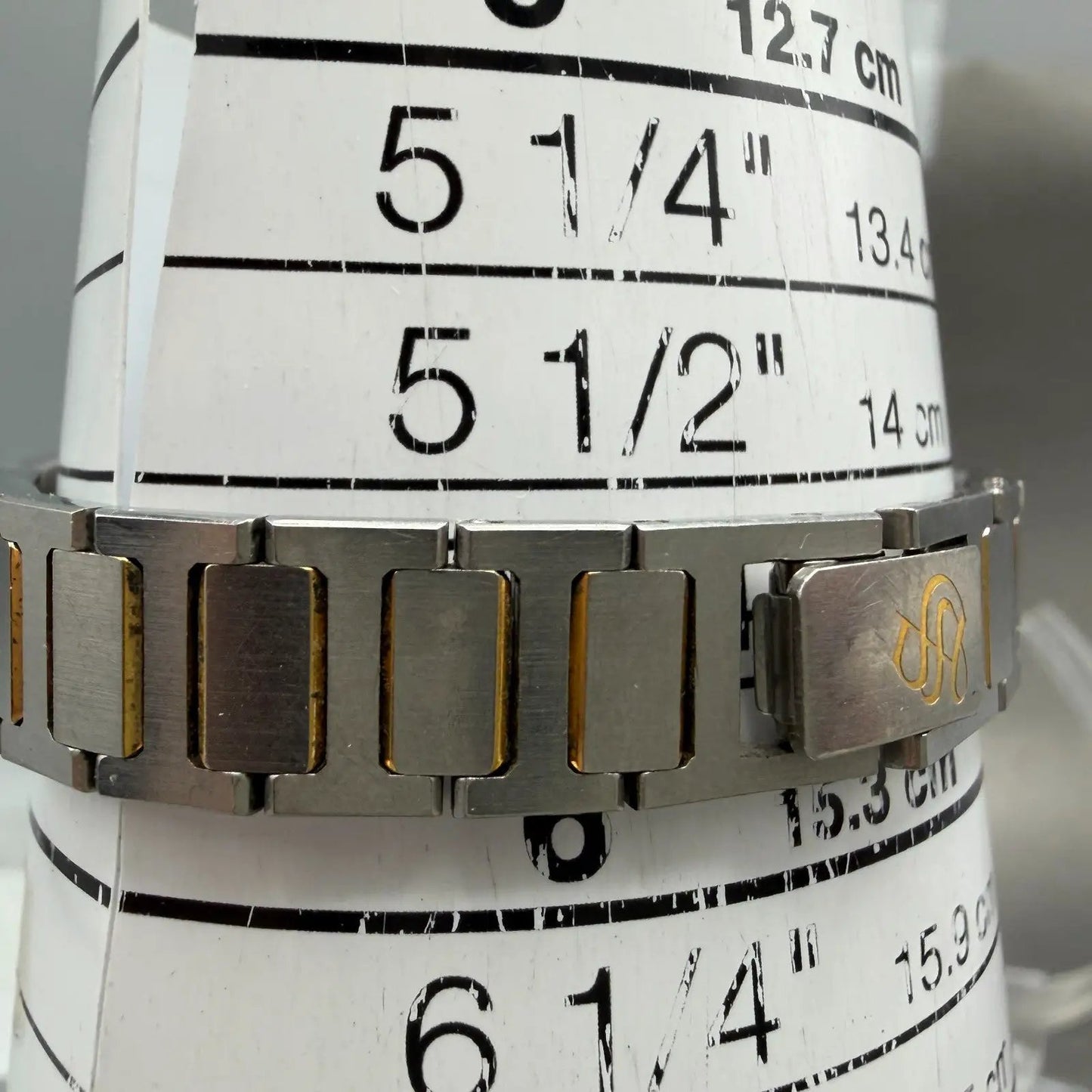 Seiko Tank Watch Women 20mm Silver Dial Two Tone Rectangle 1221-5060 New Battery10