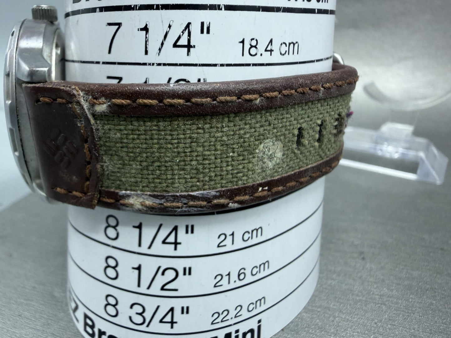 Columbia Watch Men 38mm Green Dial Steel Date Round CL1090 New Battery10