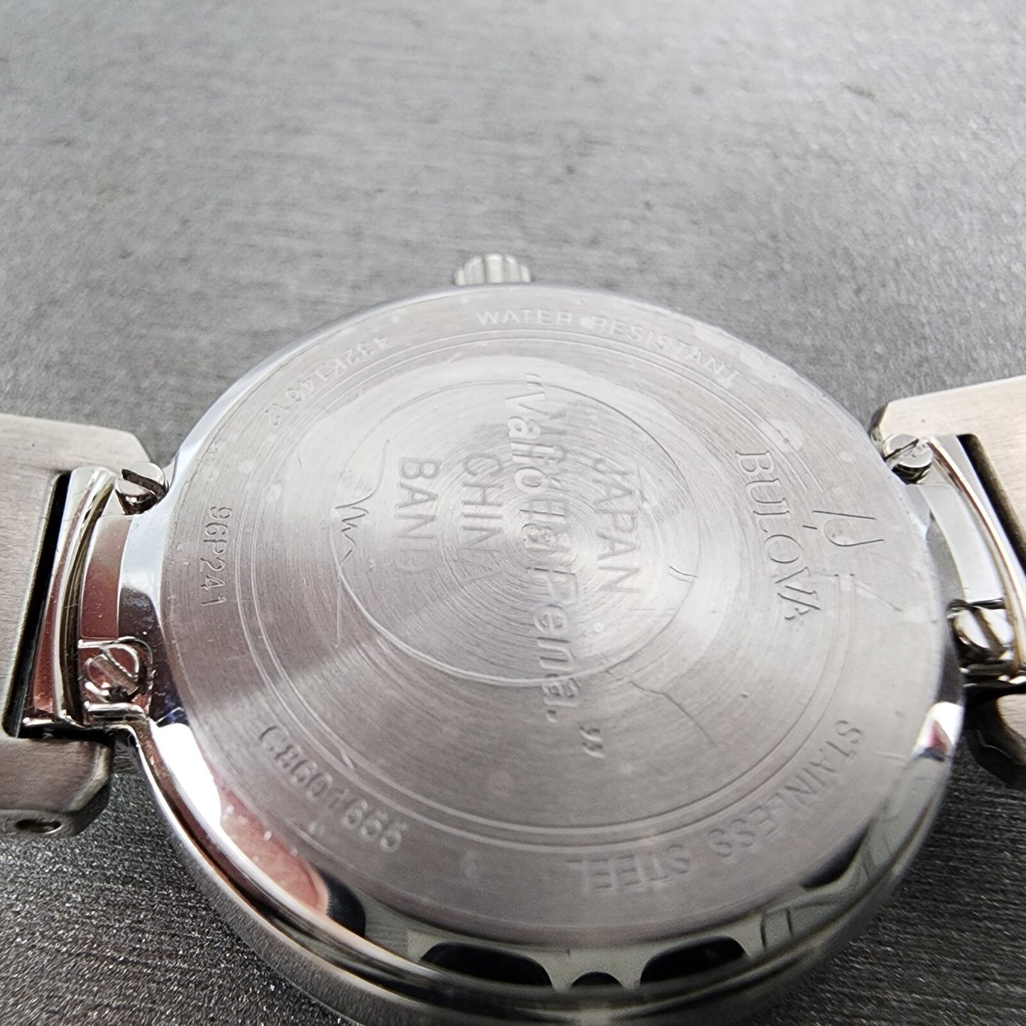 Bulova Marc Anthony Watch Women 26mm White Dial Silver Tone Diamond Accents B123