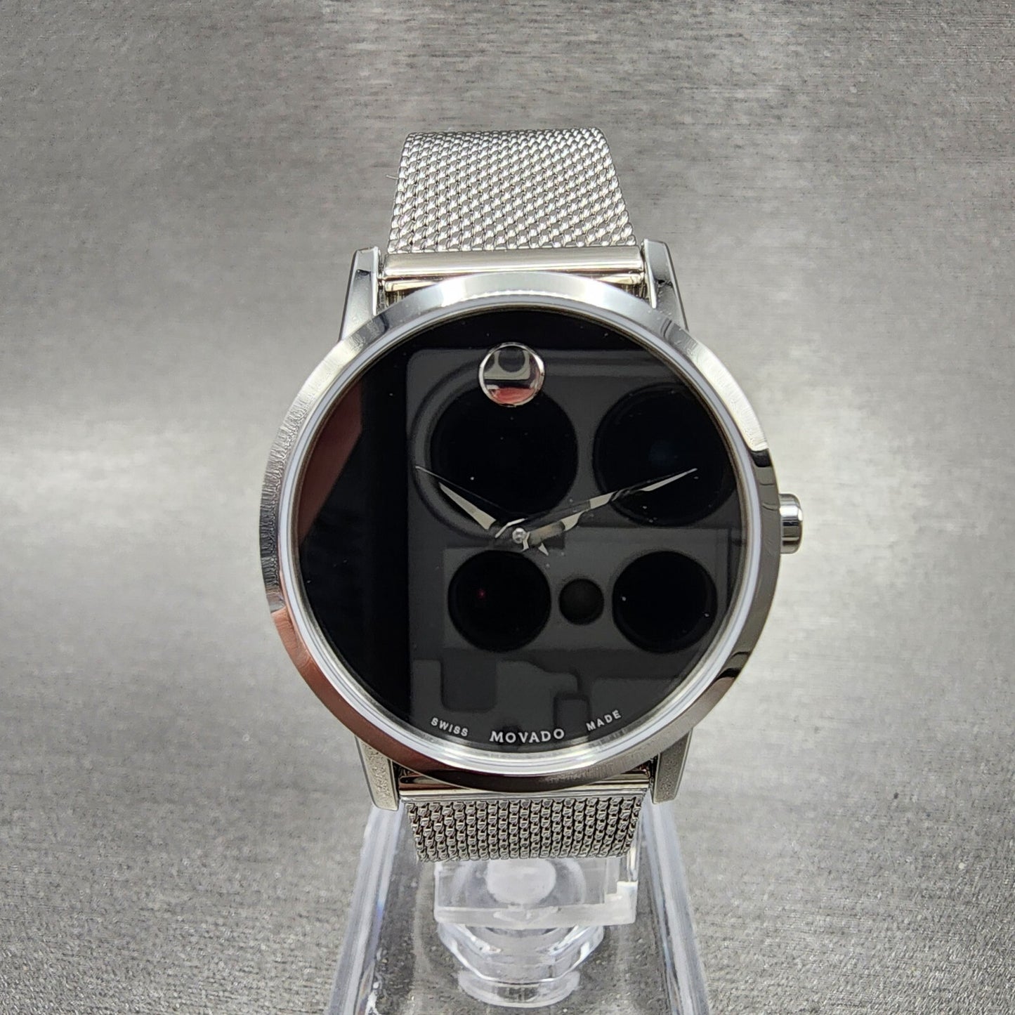 Movado Museum Classic Watch Women 28mm Black Dial Stainless steel Round 0607220