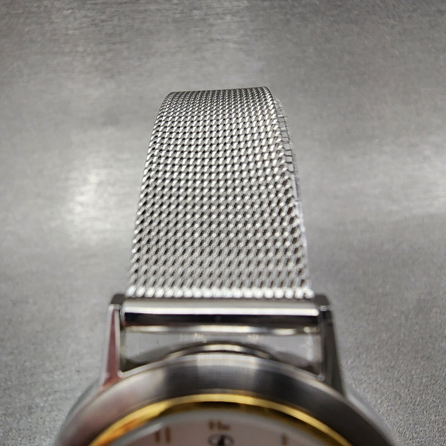 Skagen Grenen Watch Women 28mm Silver Dial Steel Date Mesh Band New Battery