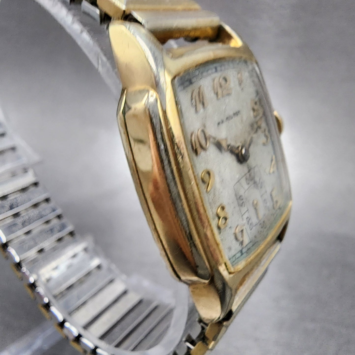 VTG Hamilton Scott Watch Men 27mm Cream Dial 10K Gold Filled Cal 987 Runs