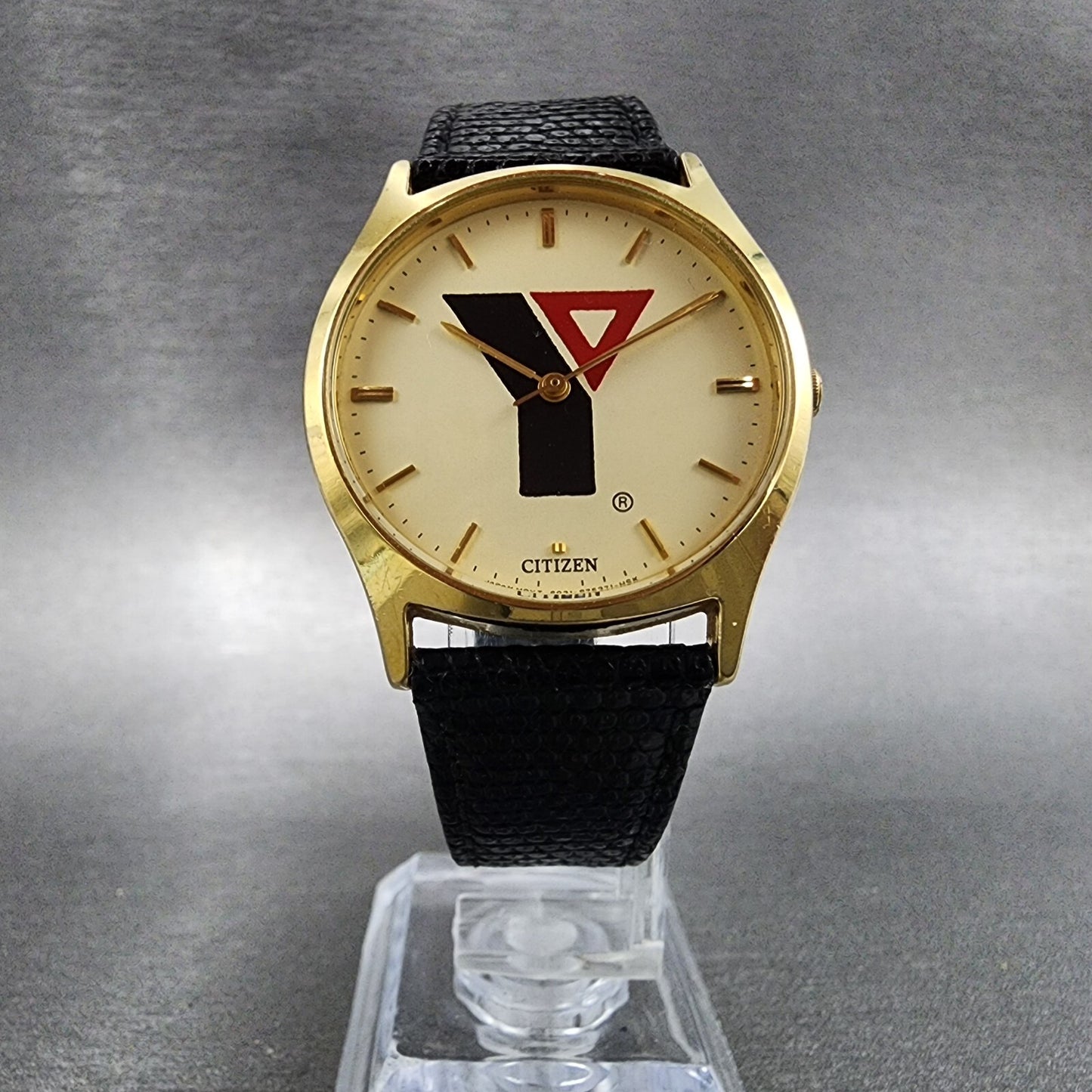 Citizen YMCA Watch Men 32mm Cream Dial Gold Tone Round 6031-S28111 PARTS