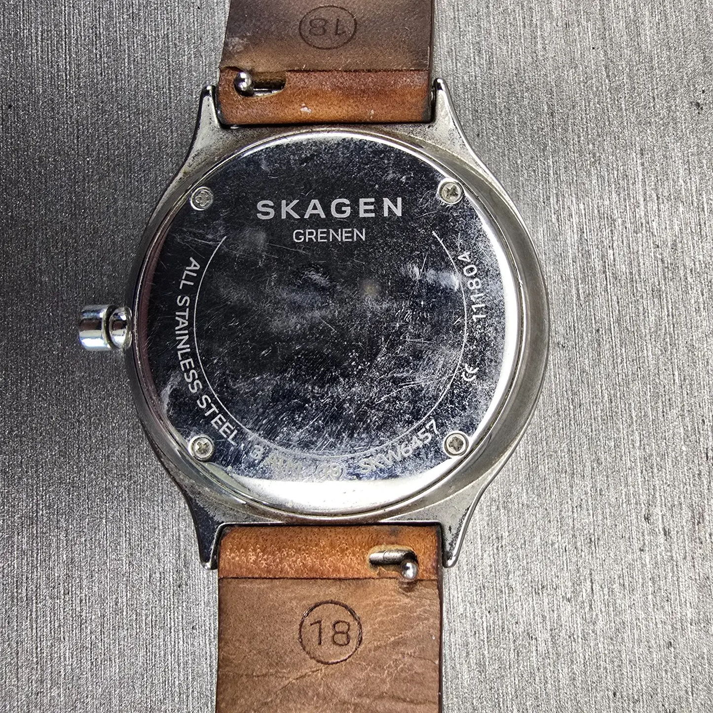 Skagen Grenen Watch Men 38mm Blue Dial Silver Tone Date Round SKW6457 New Batt10