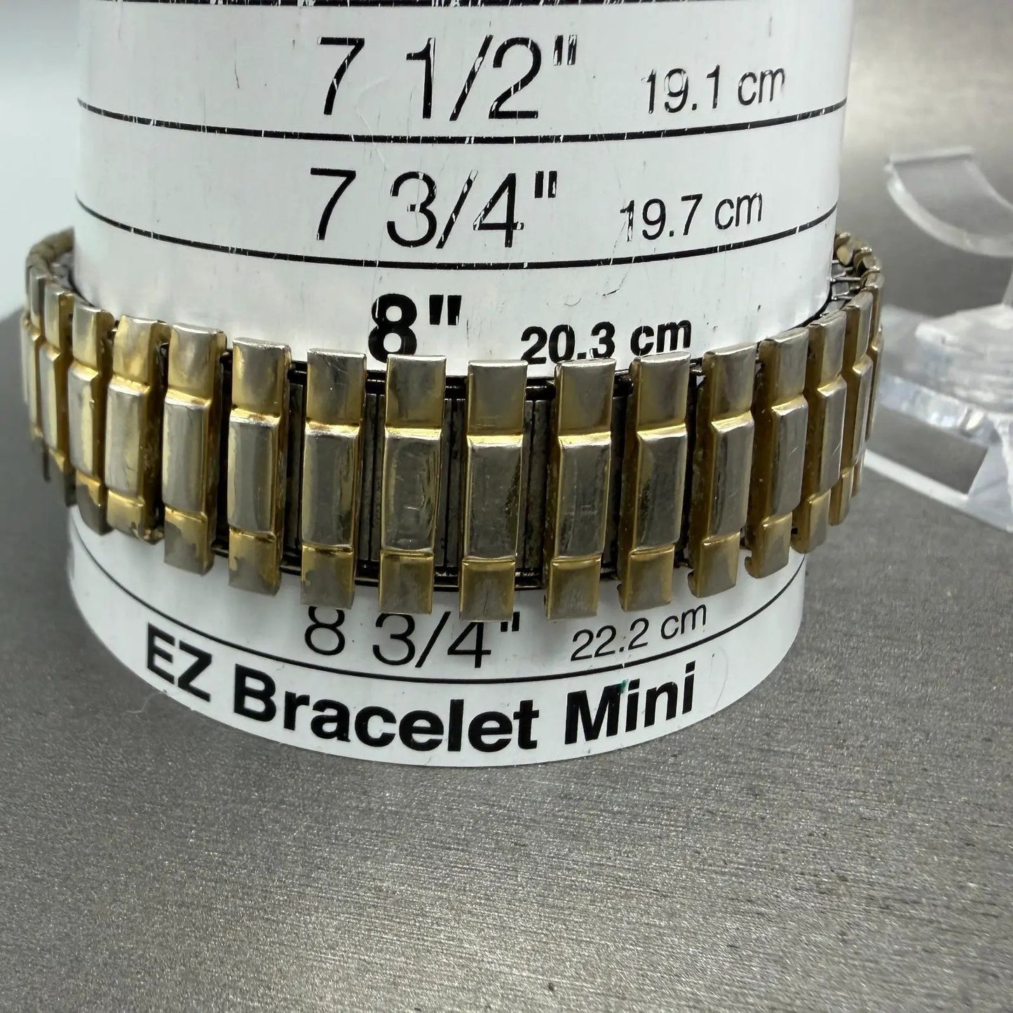 Seiko Tank Watch Men 28mm Gold Dial Gold Tone Rectangle 7N33-5028 New Battery 7610