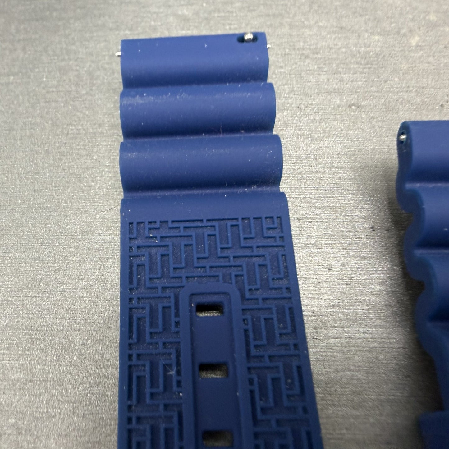 Tissot Blue Silicone Band 22mm T640.117 ZT QSQ Connected Two Piece Steel Buckle12