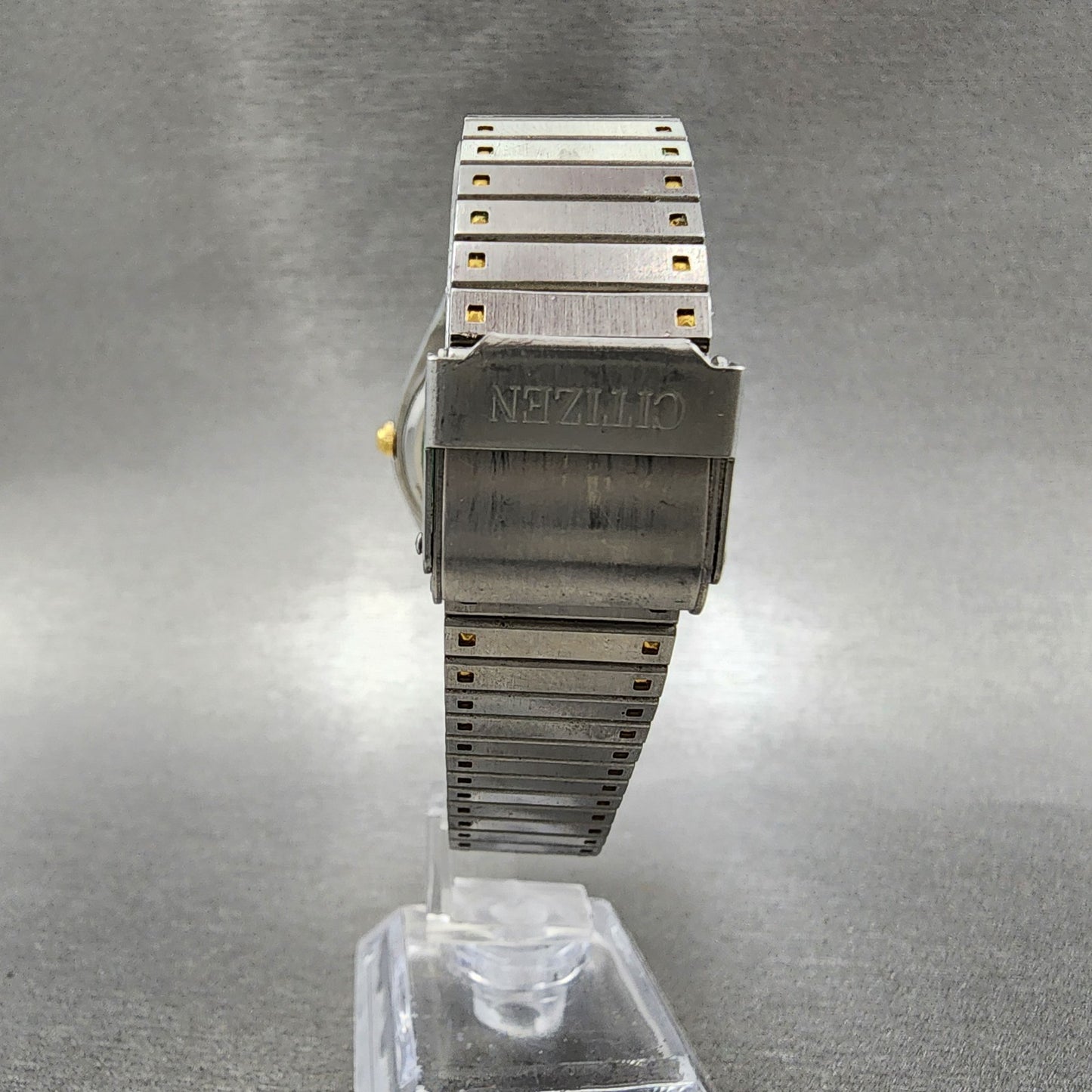 Citizen CQ Watch Men 34mm Champagne Dial Two Tone Daydate 3801-289536 PARTS