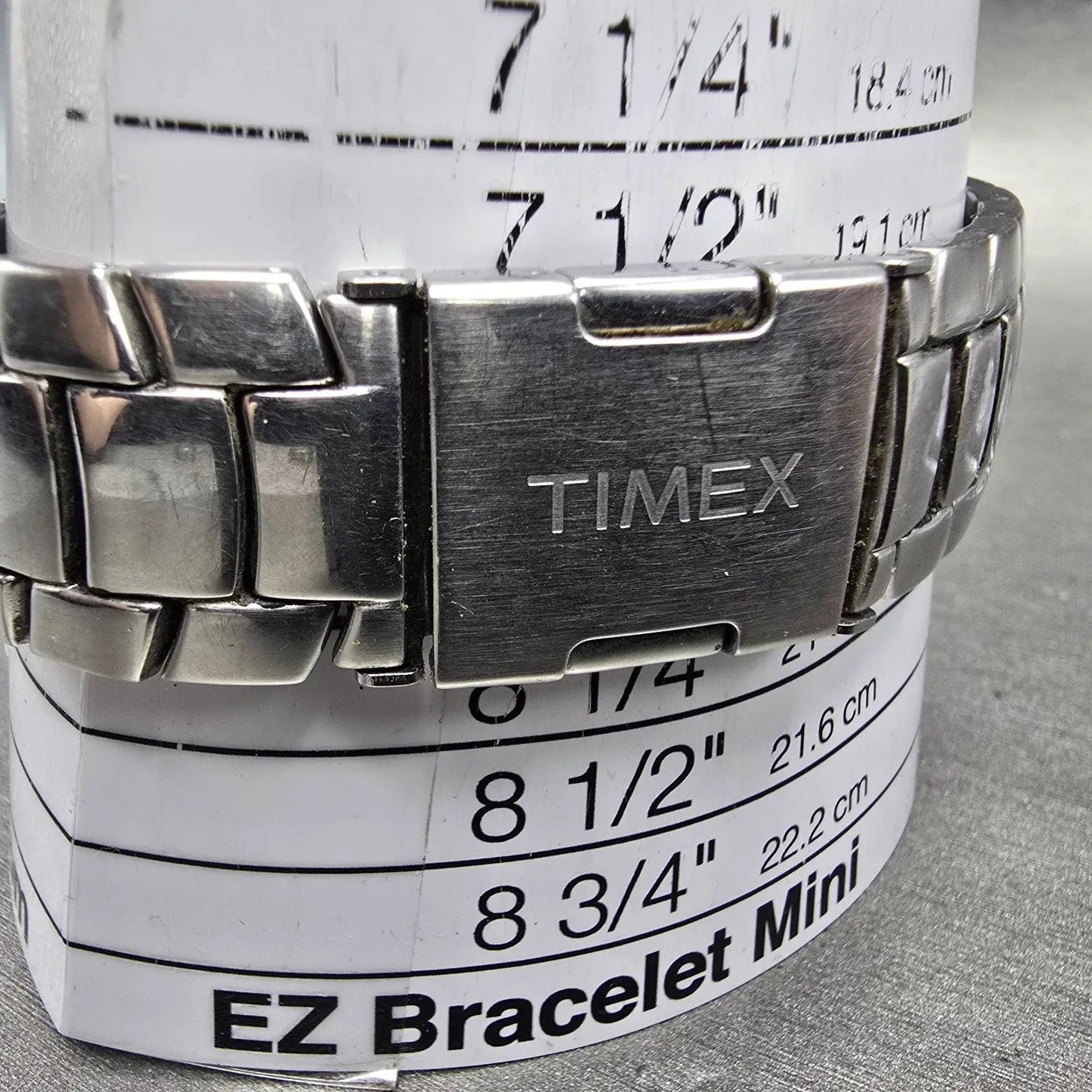Timex Perpetual Calendar Watch Men 40mm Black Dial Silver Tone Daydate New Batt10
