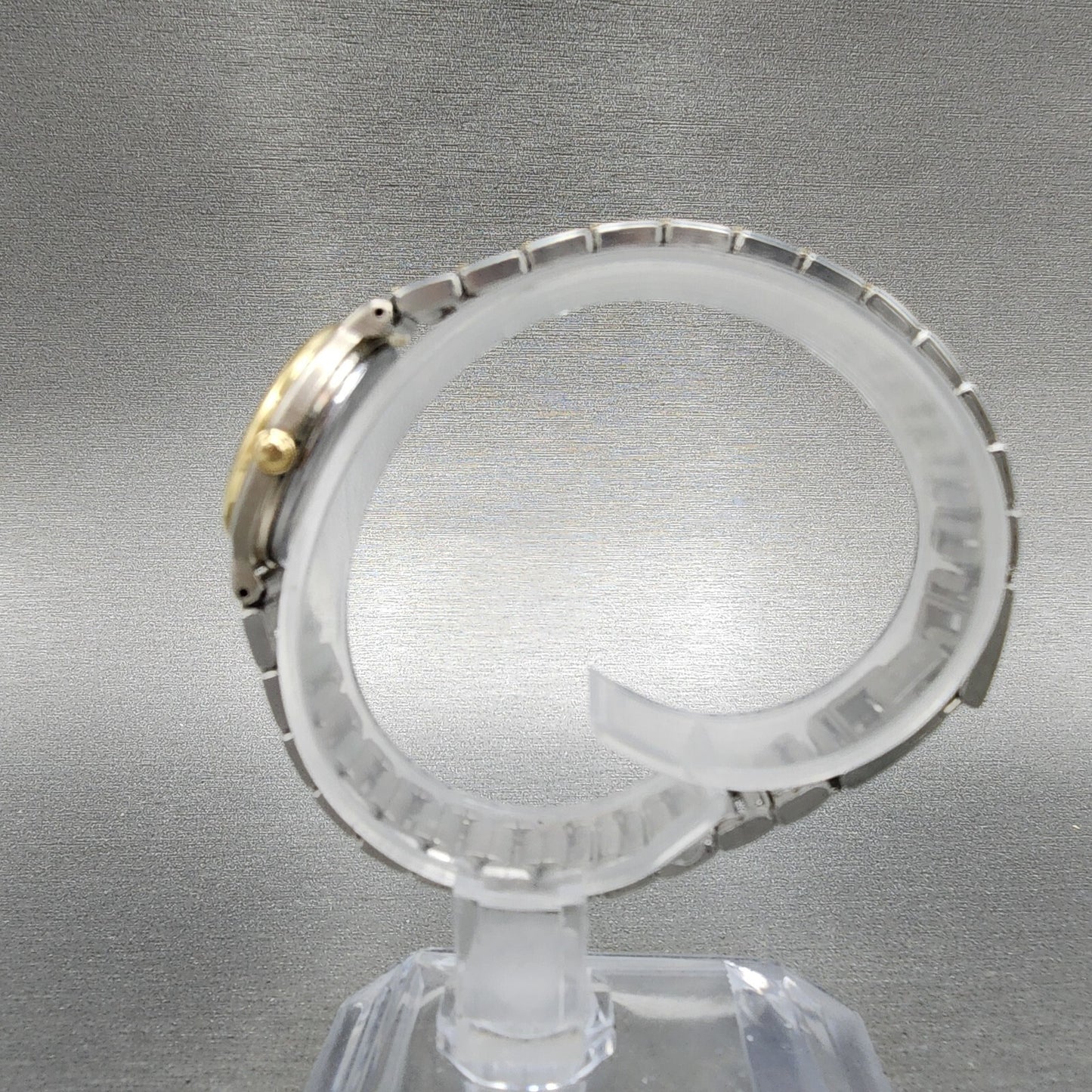 Seiko Avenue Watch Women 22mm White Dial Two Tone Round 1F21-0H60 New Battery