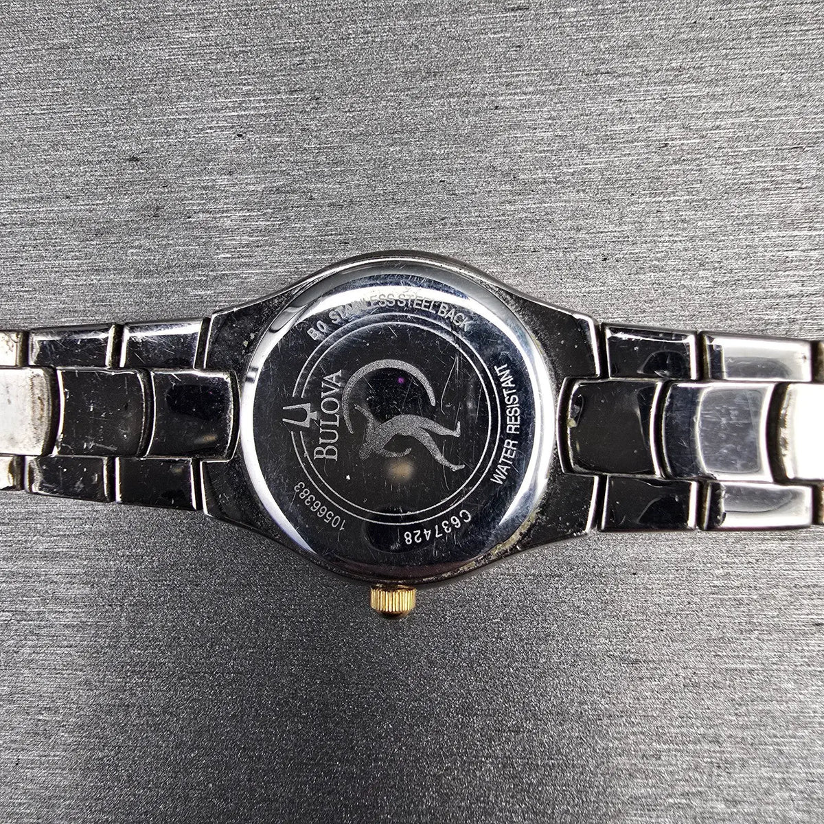 Bulova Classic Watch Women 23mm Silver Dial Two Tone Round 98T84 New Battery JP10