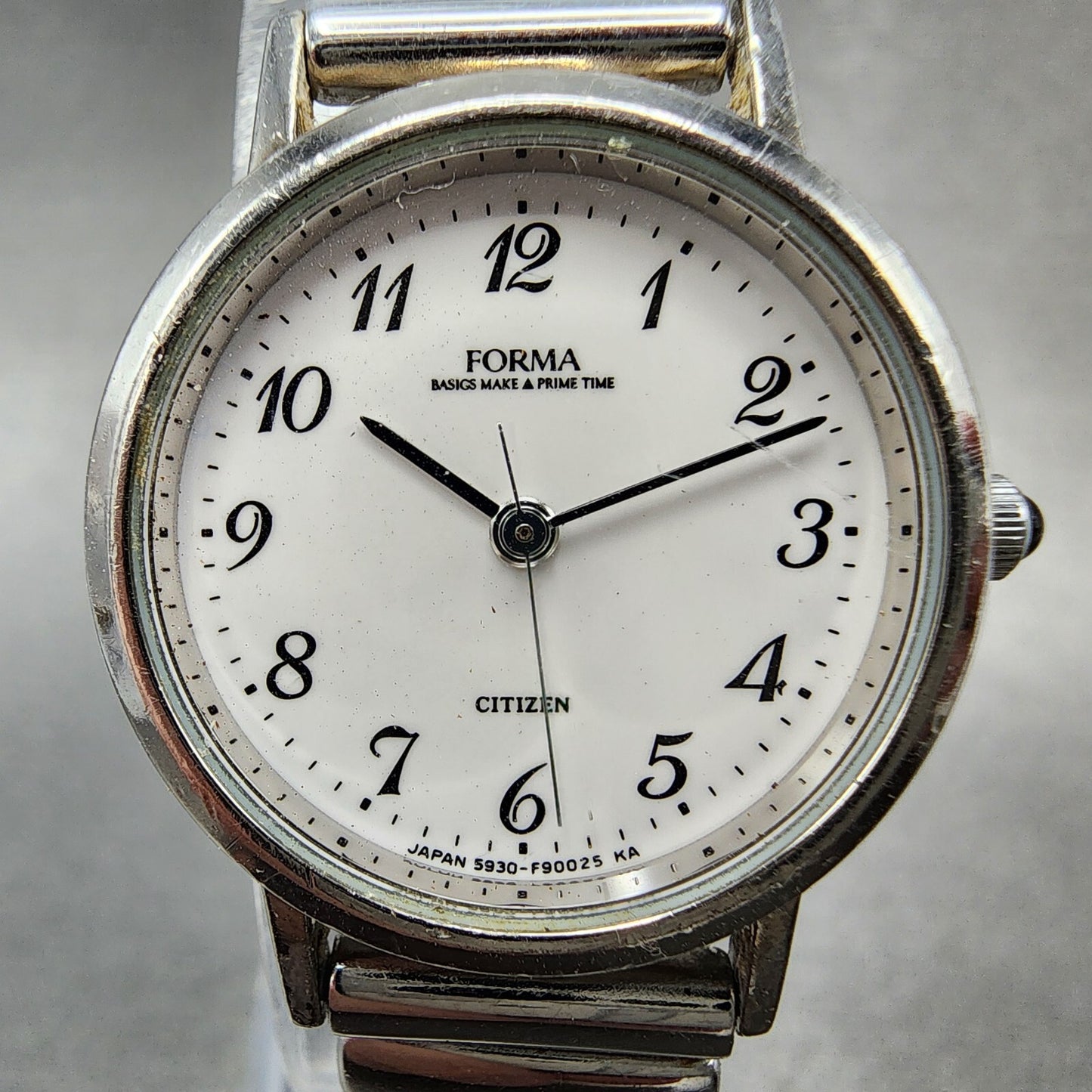 Citizen Forma Watch Women 24mm White Dial Silver Tone 5930-F90044 New Battery