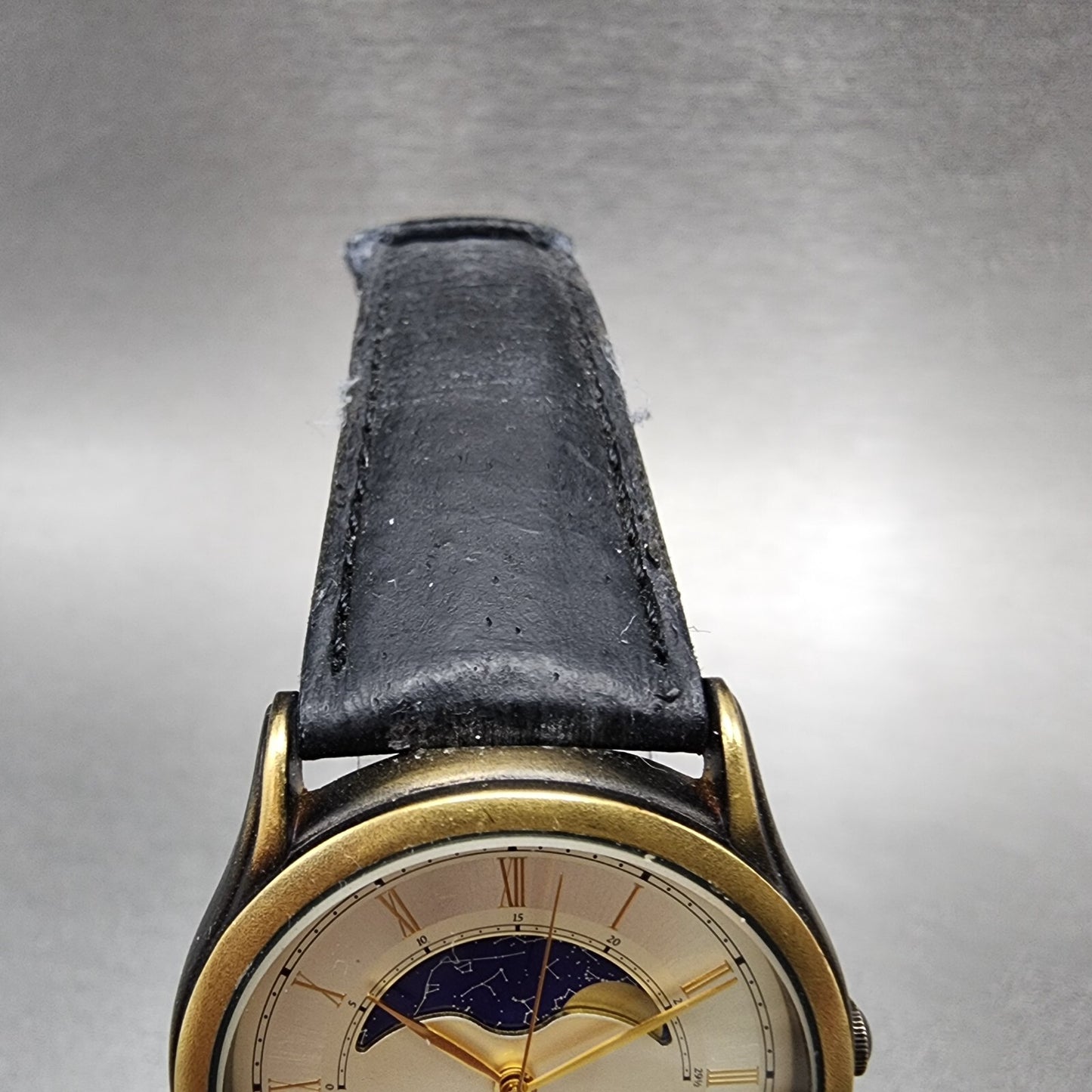 Citizen Junction Watch Men 32mm Champagne Dial Bronze Tone Date 6B85 PARTS