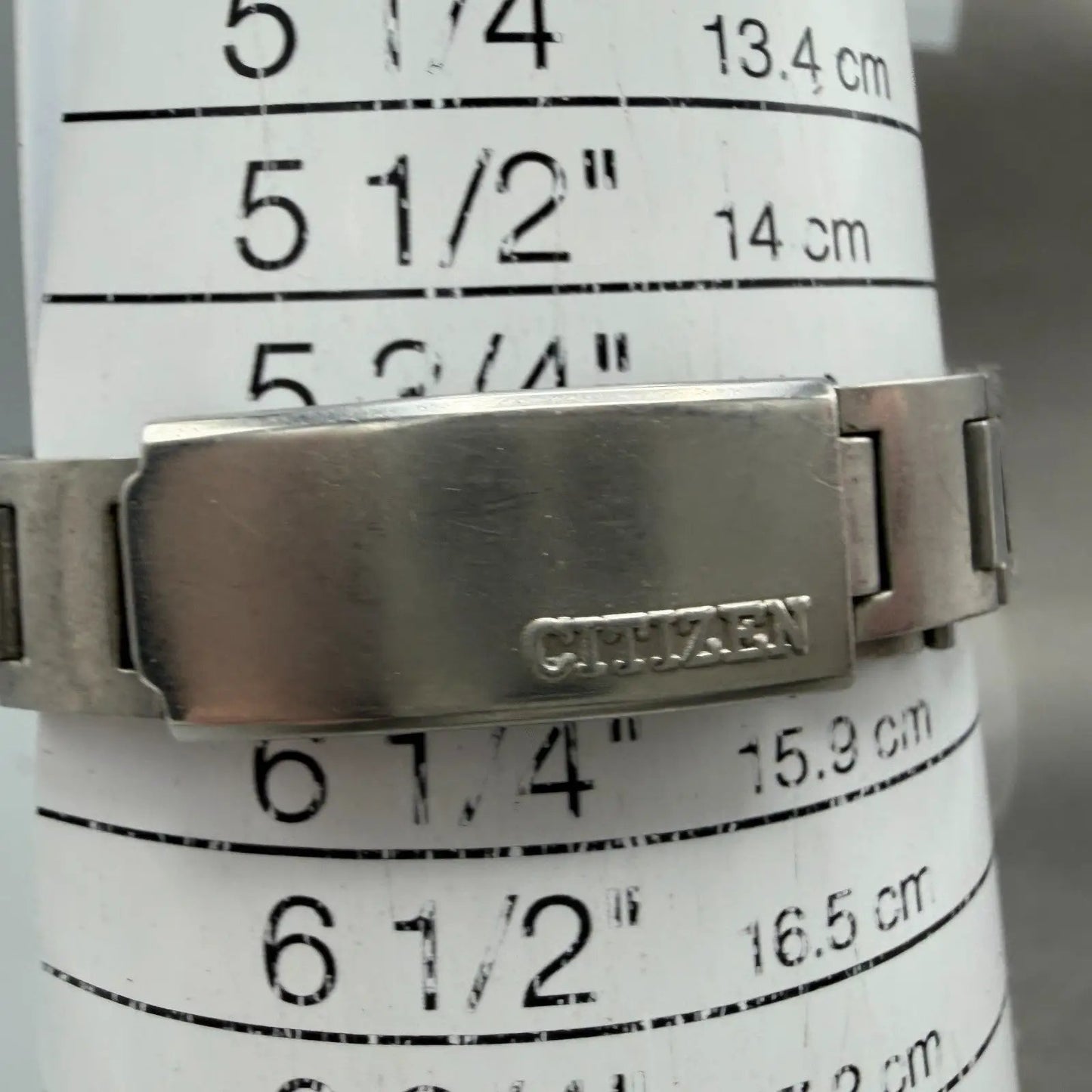 Citizen Cosmostar Watch Women 24mm Gray Dial Silver Date Manual READ!!! 4-61062810