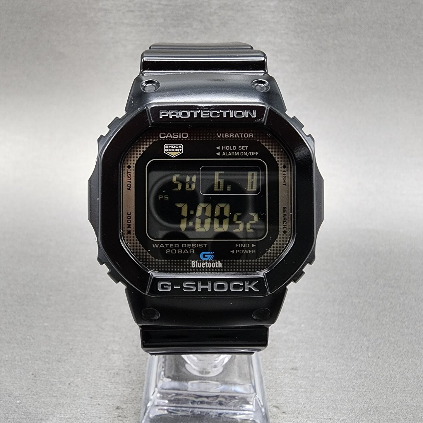 Casio G-Shock GB-5600AA Watch Men 43mm Digital Black Tone Bluetooth New Battery