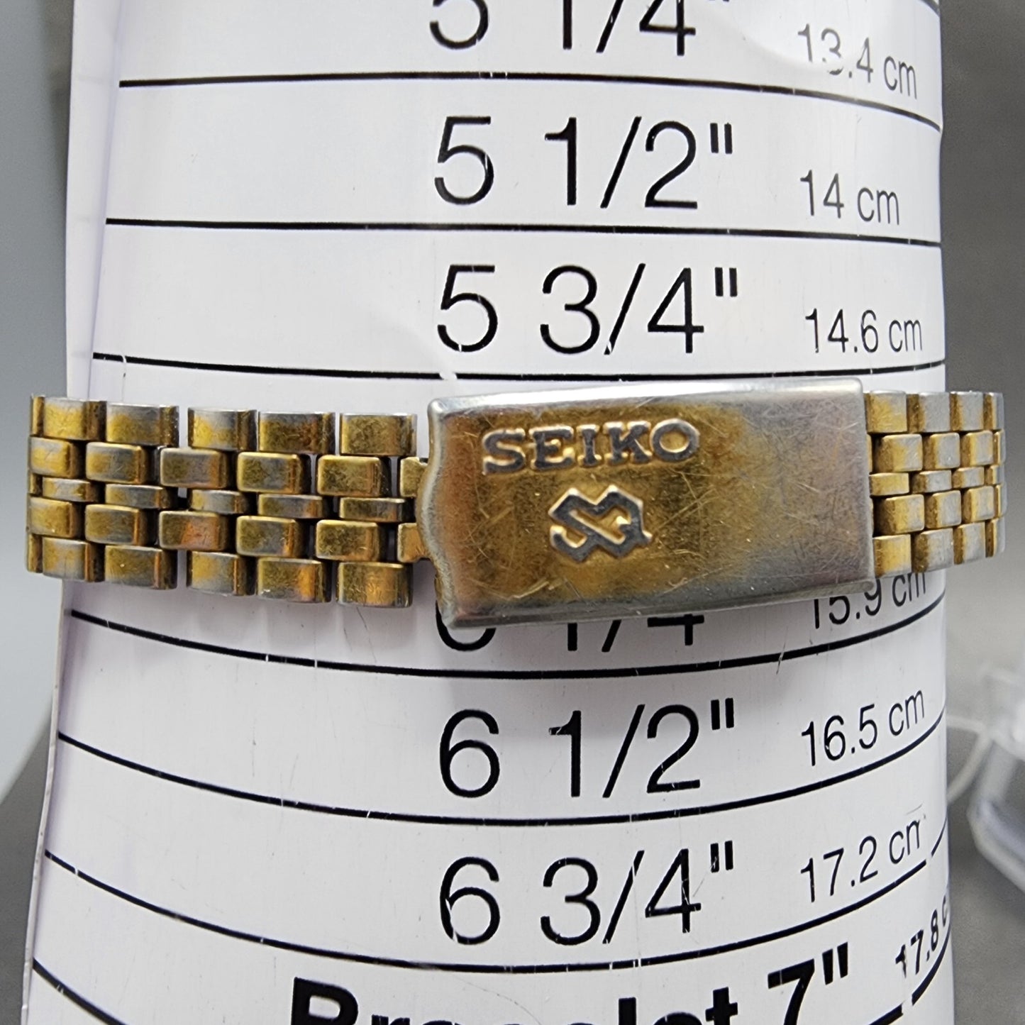 VTG Seiko SQ Watch Women 23mm Cream Dial Gold Tone Daydate Round New battery10