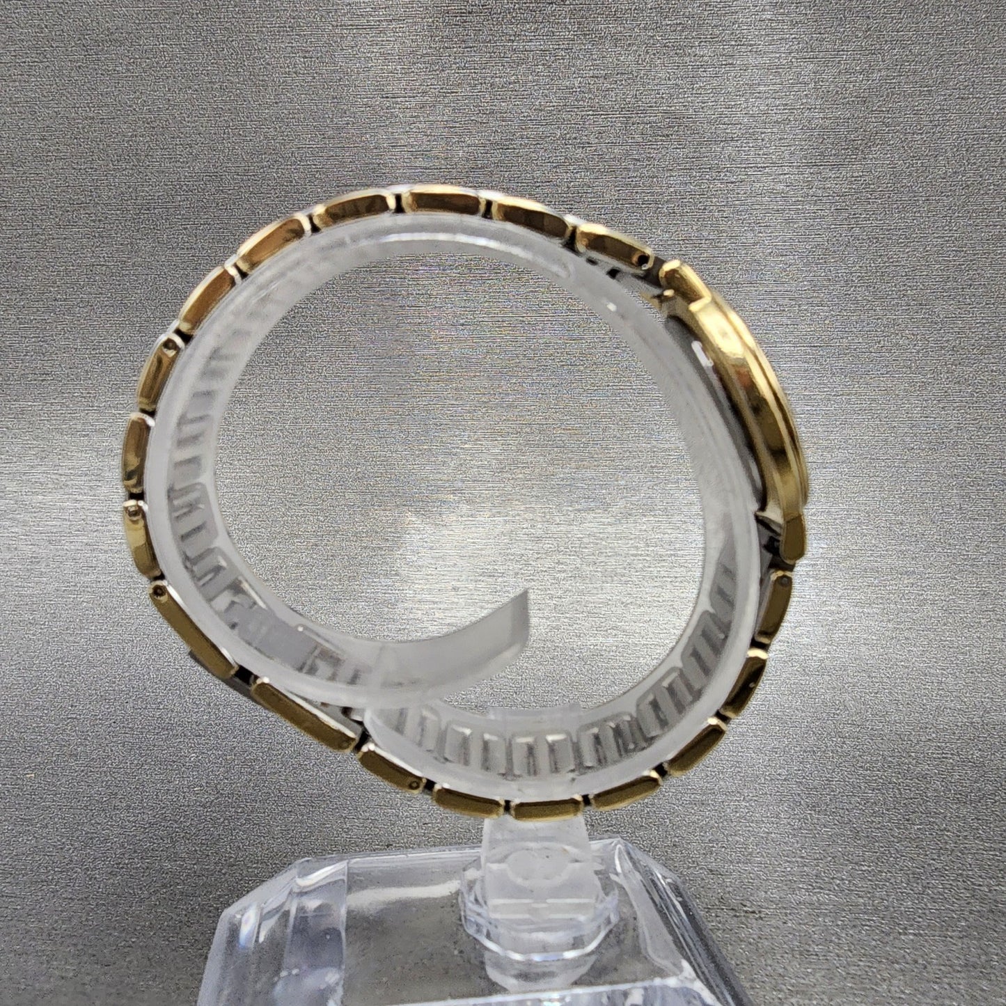 Yves Saint Laurent Watch Women 24mm Black Dial Two Tone Round 2200-229789 PARTS